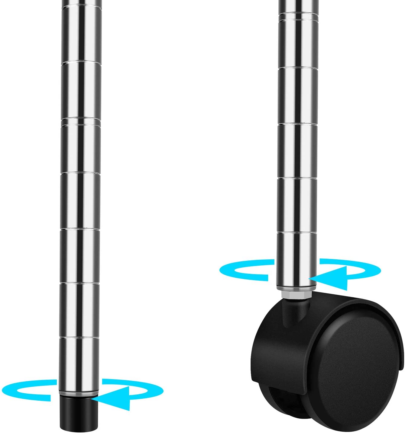 Sistema de almacenamiento para el garaje de acero cromado LTMATE 35.6 pulgadas de ancho x 17.6 pulgadas de profundidad LSHKSHLF35187005C