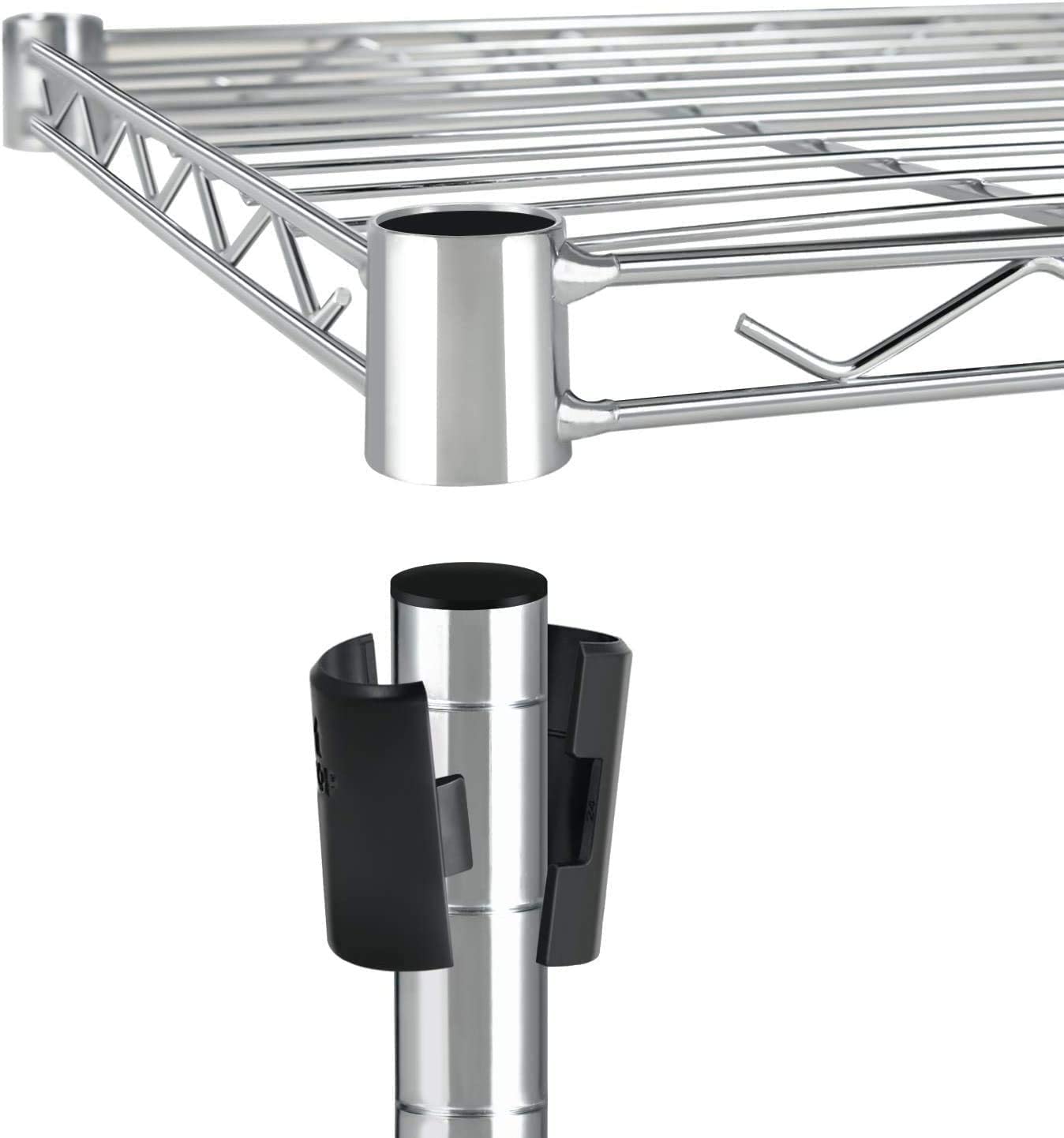 Sistema de almacenamiento para el garaje de acero cromado LTMATE 35.6 pulgadas de ancho x 17.6 pulgadas de profundidad LSHKSHLF35187005C