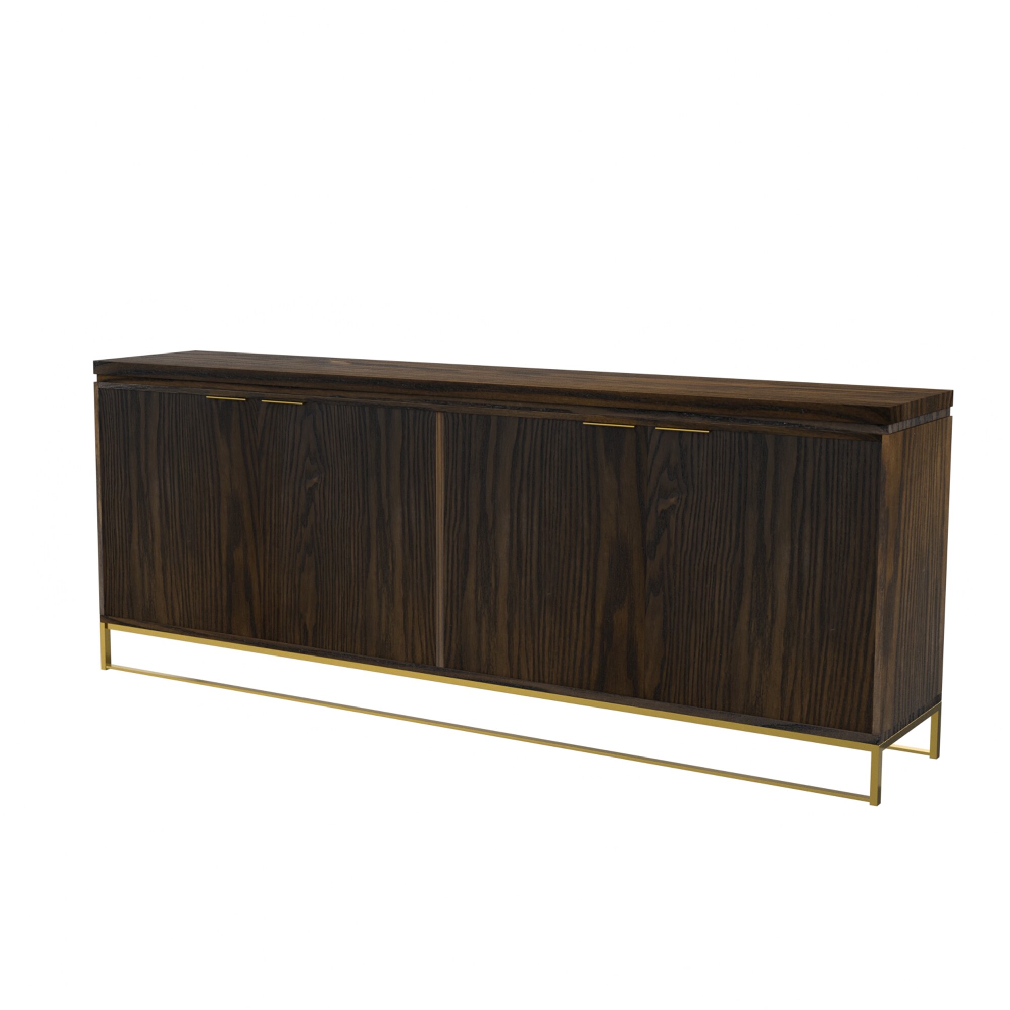 Gabinete de almacenamiento utilitario independiente de MDF marrón Clihome 15.75 pulgadas W x 31.5 pulgadas H CL-971-K-BW-N