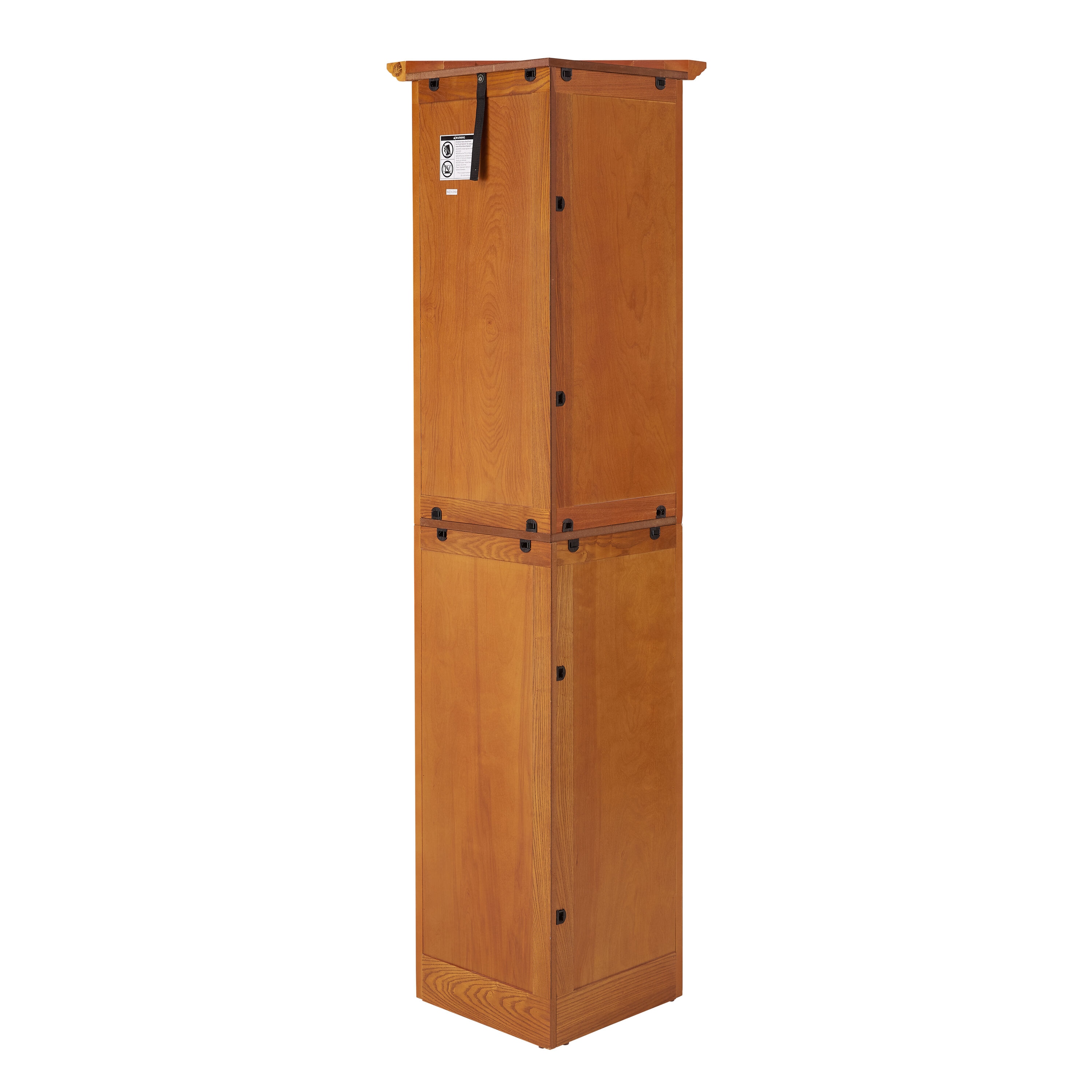 Gabinete de almacenamiento de utilidad independiente de roble MDF EXTRAUP de 24.6 pulgadas de ancho x 72 pulgadas de alto YHLW1758P211014