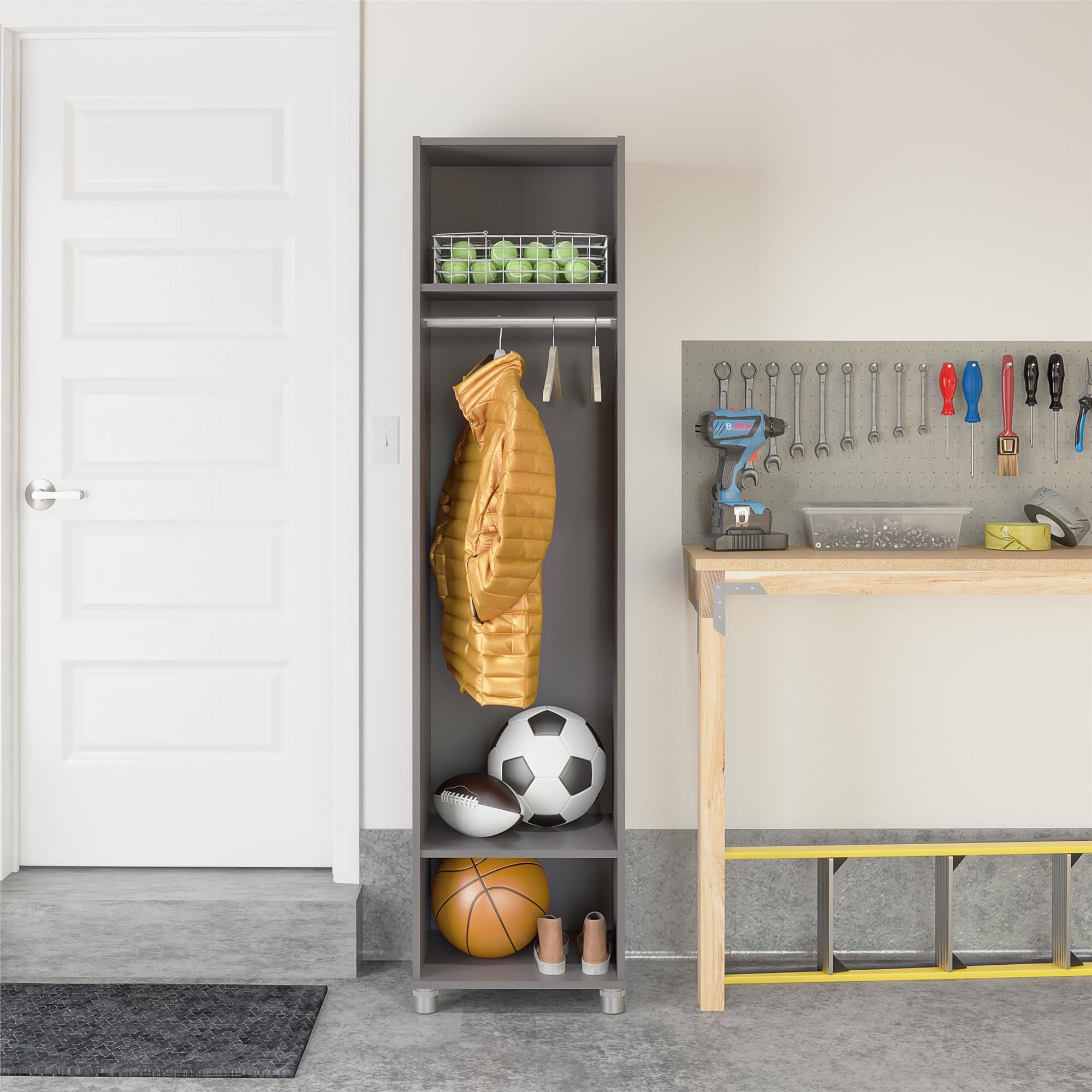 Mueble para el hogar Ameriwood Camberly 18.23 pulgadas de ancho x 74.25 pulgadas de alto gris grafito 2041408COM