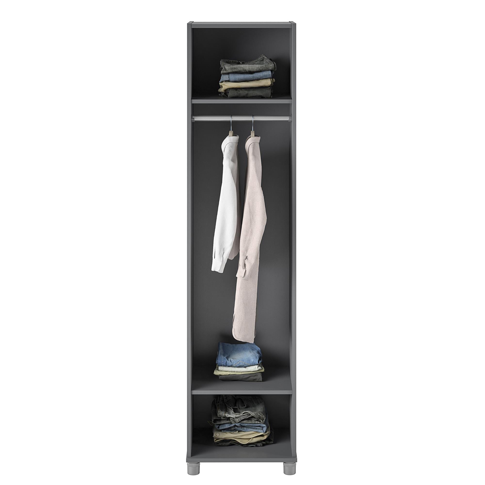 Mueble para el hogar Ameriwood Camberly 18.23 pulgadas de ancho x 74.25 pulgadas de alto gris grafito 2041408COM