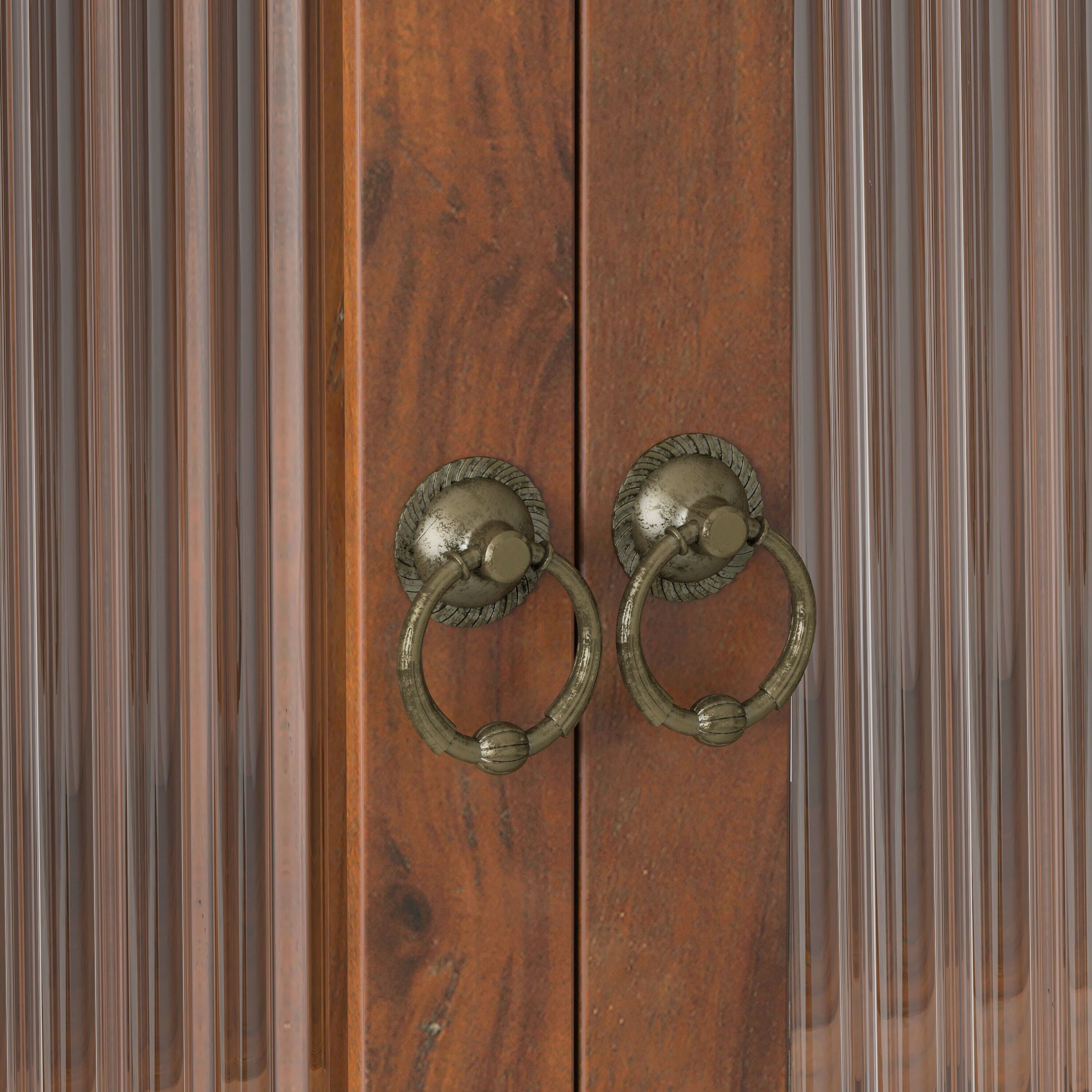 Gabinete de almacenamiento utilitario de madera marrón para montar en la pared de 7.08 pulgadas de ancho x 23.62 pulgadas de alto ZAKLOOP WU06280356