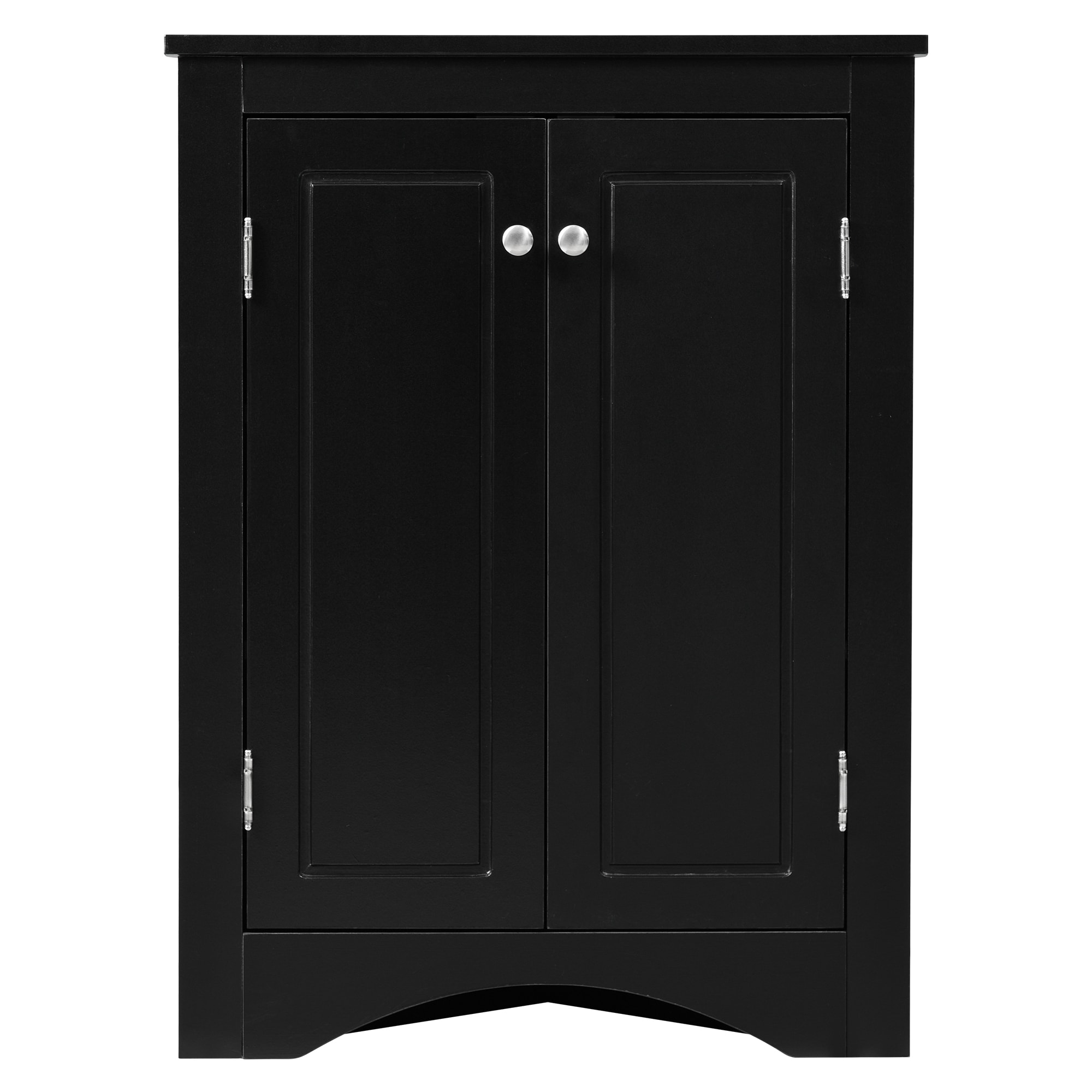 Gabinete de almacenamiento utilitario de pared en negro de MDF Siavonce 17 pulg. x 32 pulg. modelo ZX-D0102HEBENG
