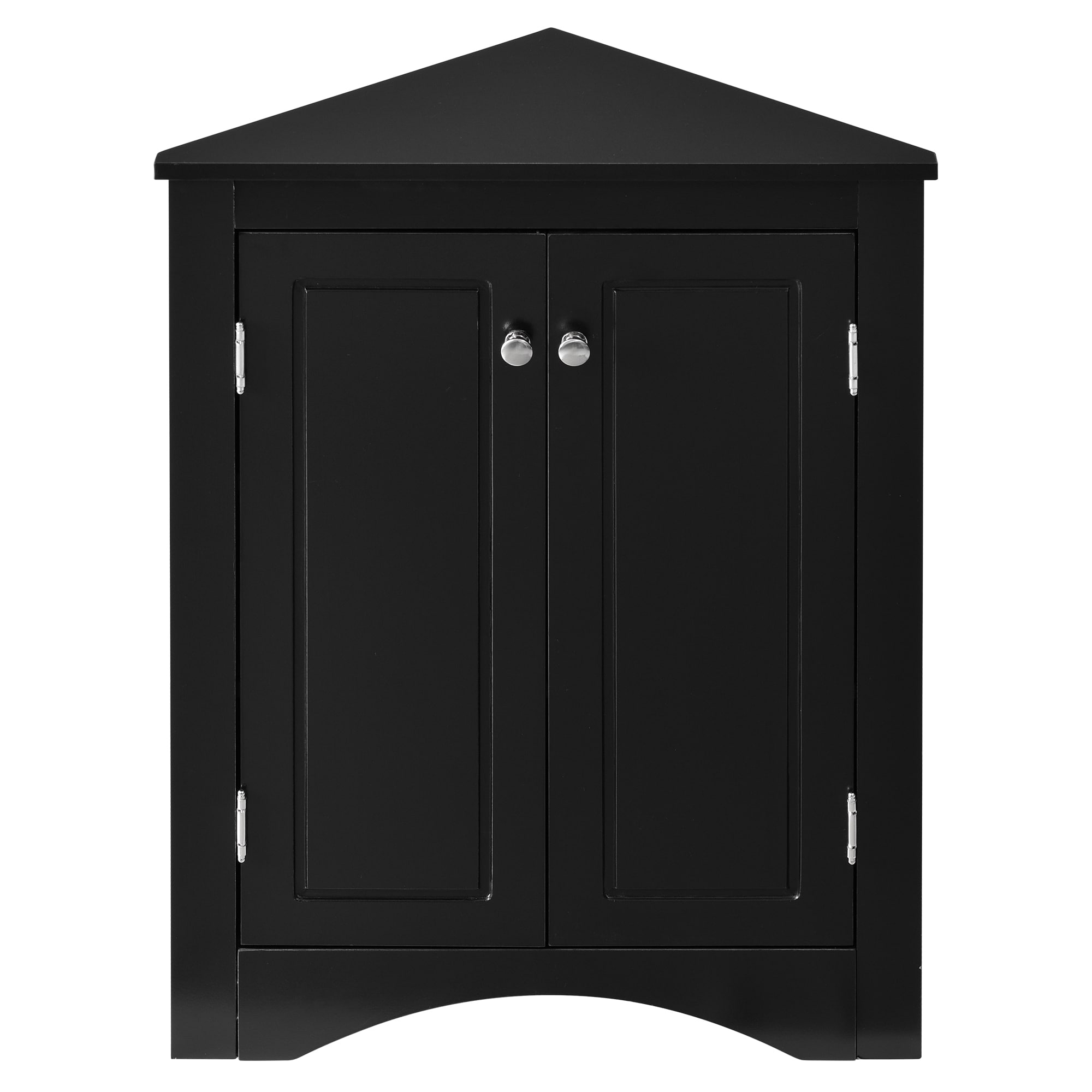 Gabinete de almacenamiento utilitario de pared en negro de MDF Siavonce 17 pulg. x 32 pulg. modelo ZX-D0102HEBENG
