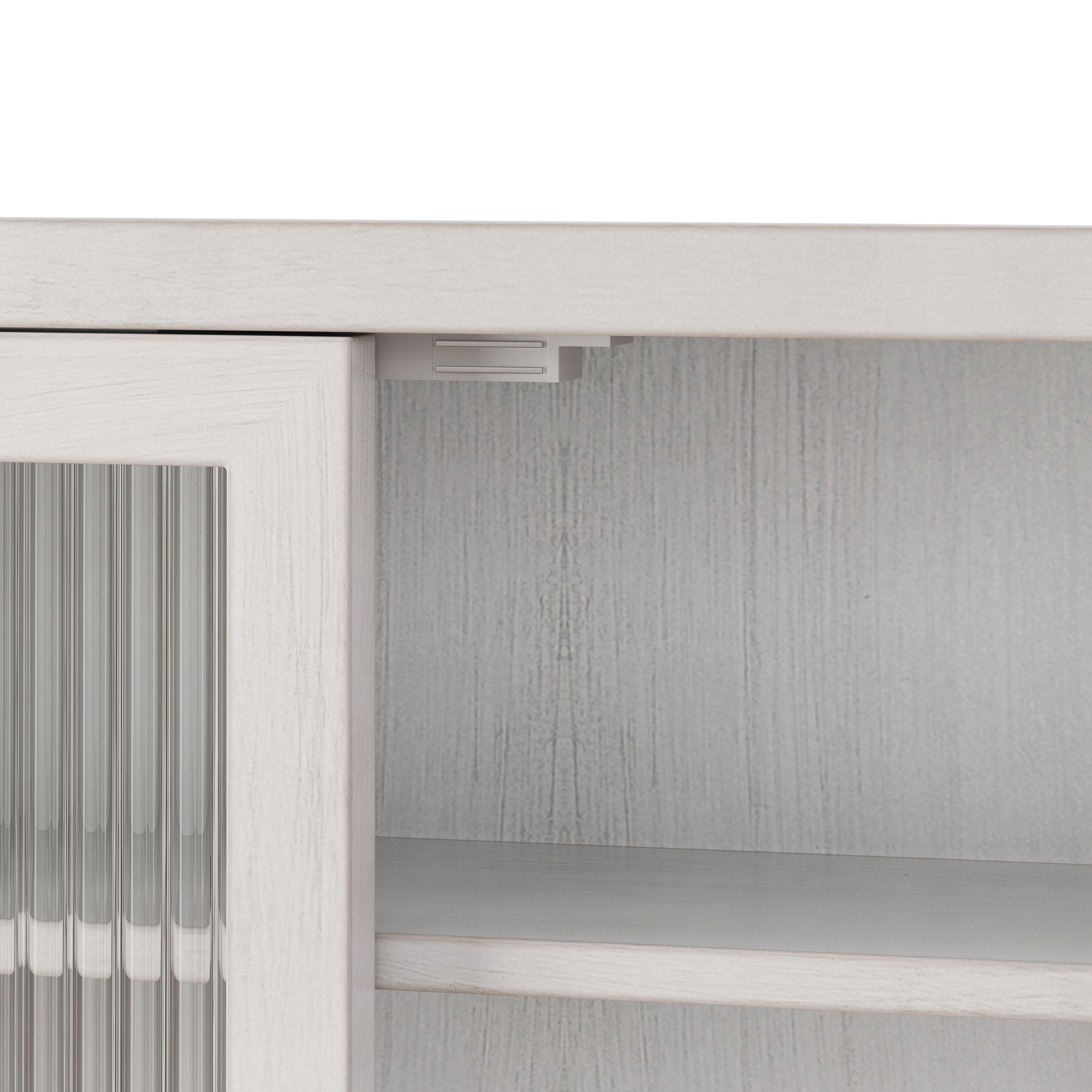 Gabinete de almacenamiento montado en la pared de utilidad de compuesto de madera blanco ZAKLOOP 7.08 pulgadas de Ancho x 23.62 pulgadas de Alto WU1396P149670