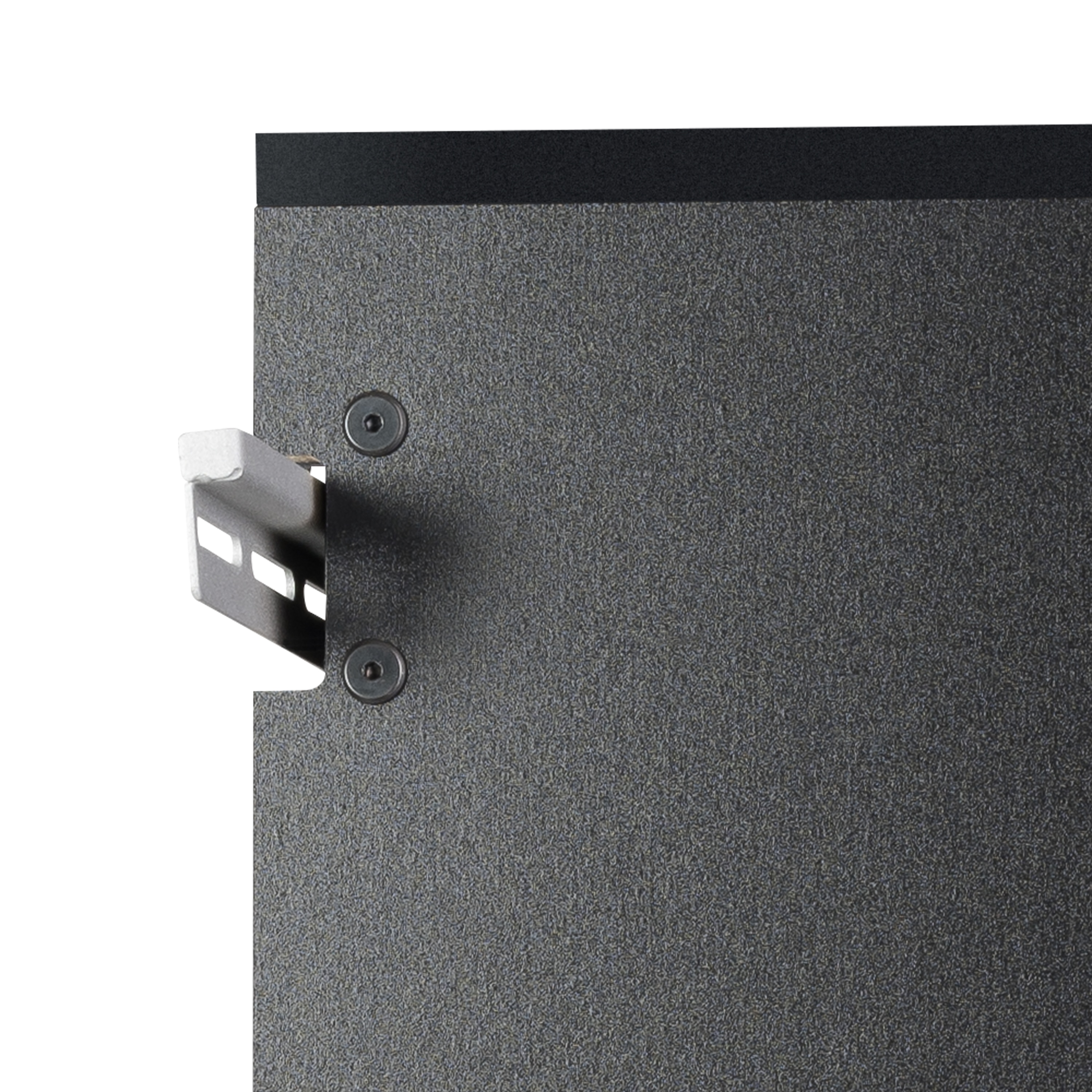 Gabinete para garaje de madera compuesta montado en la pared Prepac HangUps de 30 pulgadas de ancho x 72 pulgadas de alto x 16 pulgadas de profundidad en color negro BSCW-0707-2K