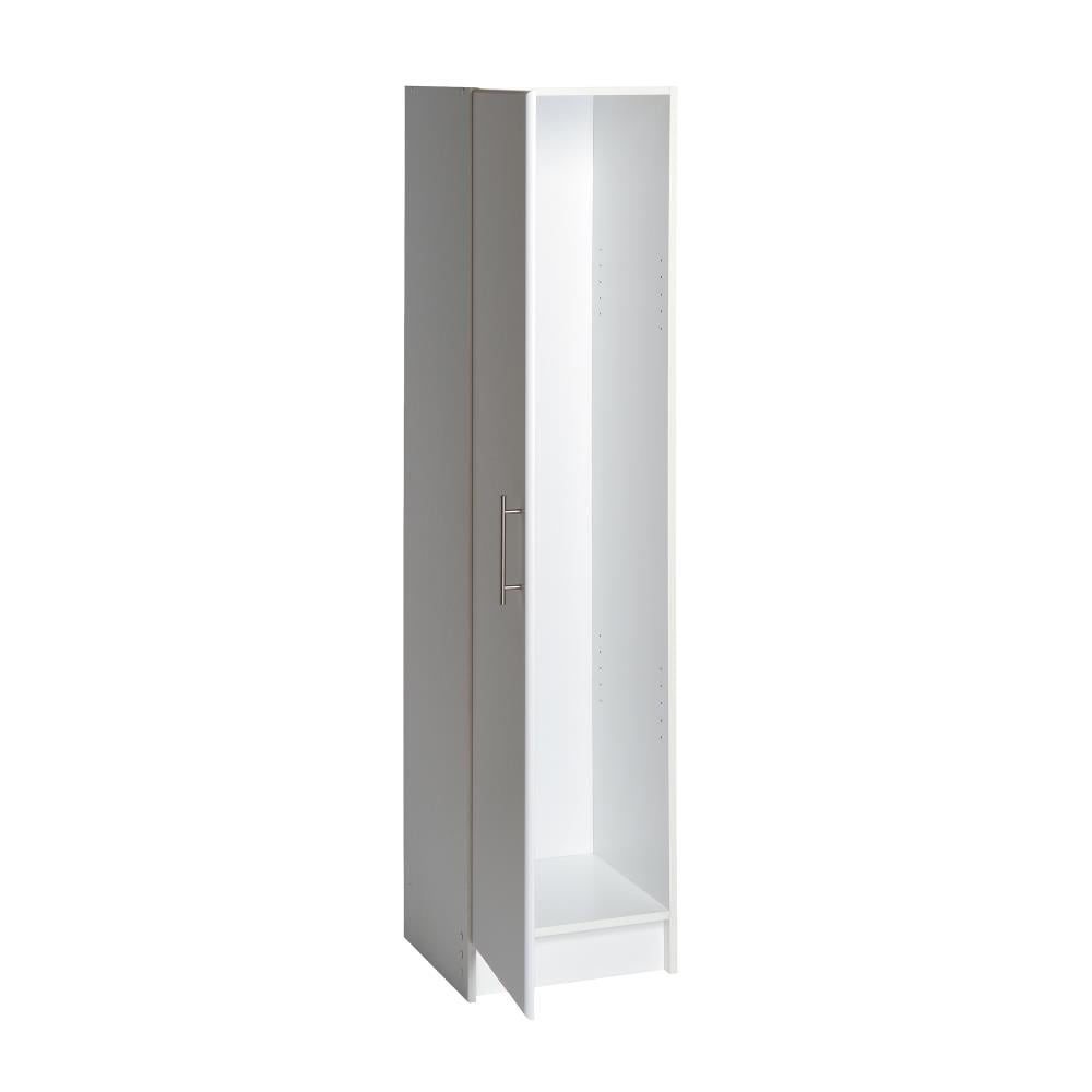 Gabinete de almacenamiento utilitario independiente blanco de madera compuesta de 16 pulgadas de ancho x 65 pulgadas de alto de la colección Elite de Prepac WEB-1664