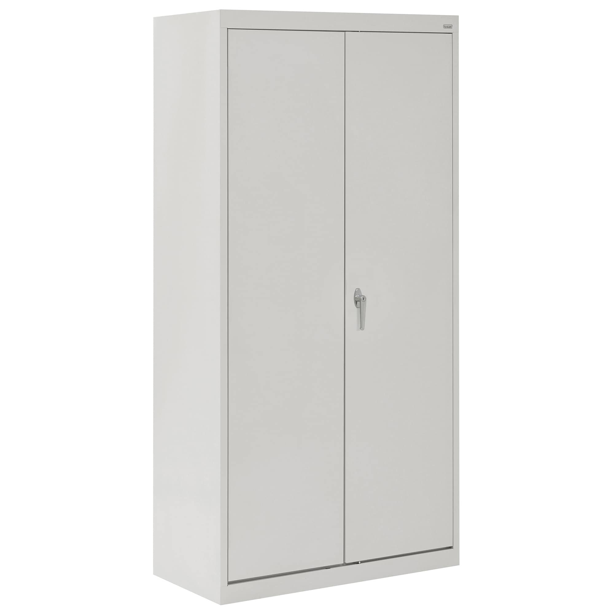 Gabinete de garaje de acero independiente en gris de 36 pulgadas de ancho x 72 pulgadas de alto x 24 pulgadas de profundidad Sandusky CA41362472-05