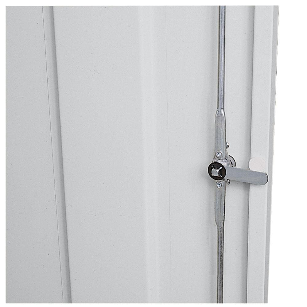 Gabinete de garaje de acero independiente en gris de 36 pulgadas de ancho x 72 pulgadas de alto x 24 pulgadas de profundidad Sandusky CA41362472-05