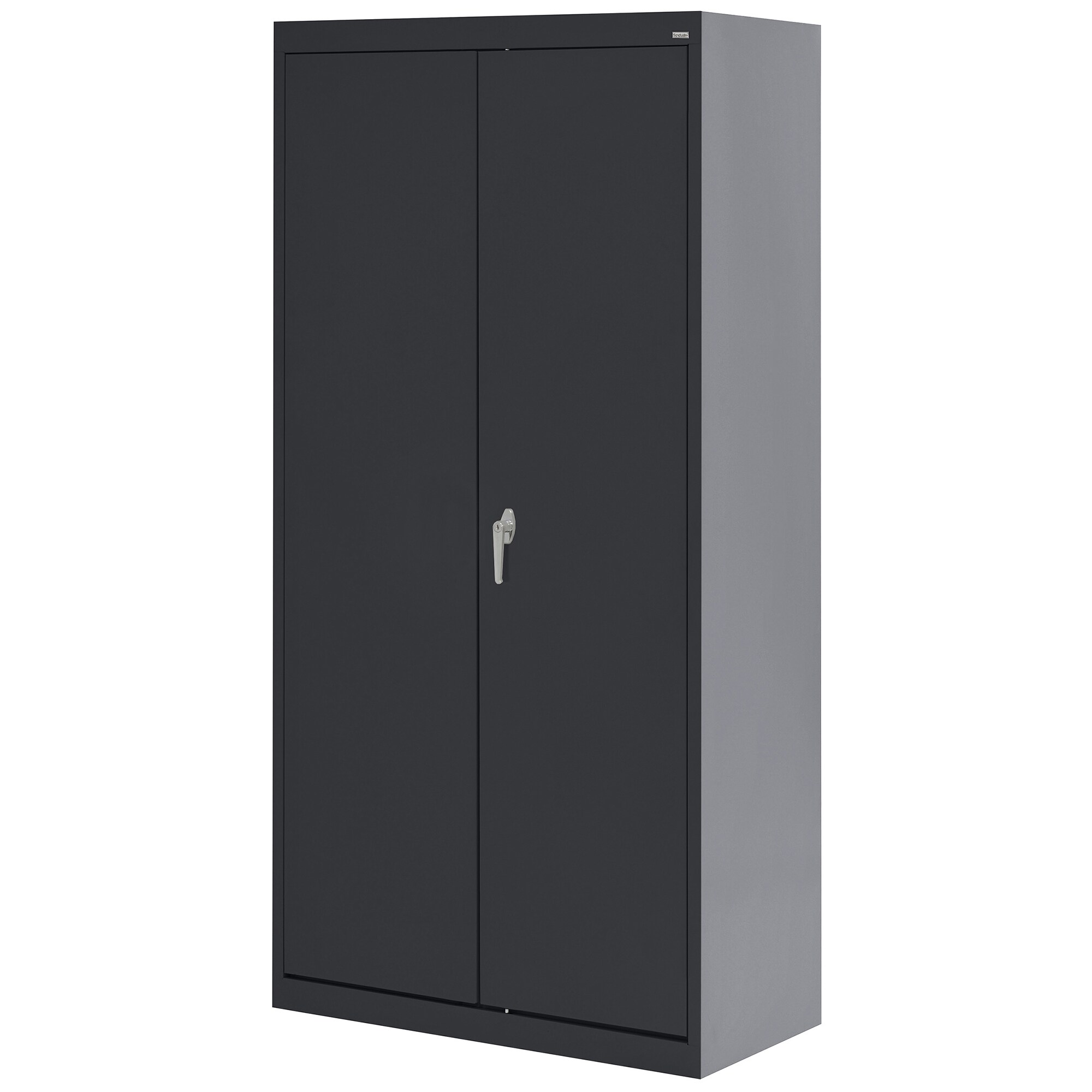 Gabinete metálico independiente para garaje en negro de 36 pulgadas de ancho x 72 pulgadas de alto x 24 pulgadas de profundidad Sandusky CA41362472-09