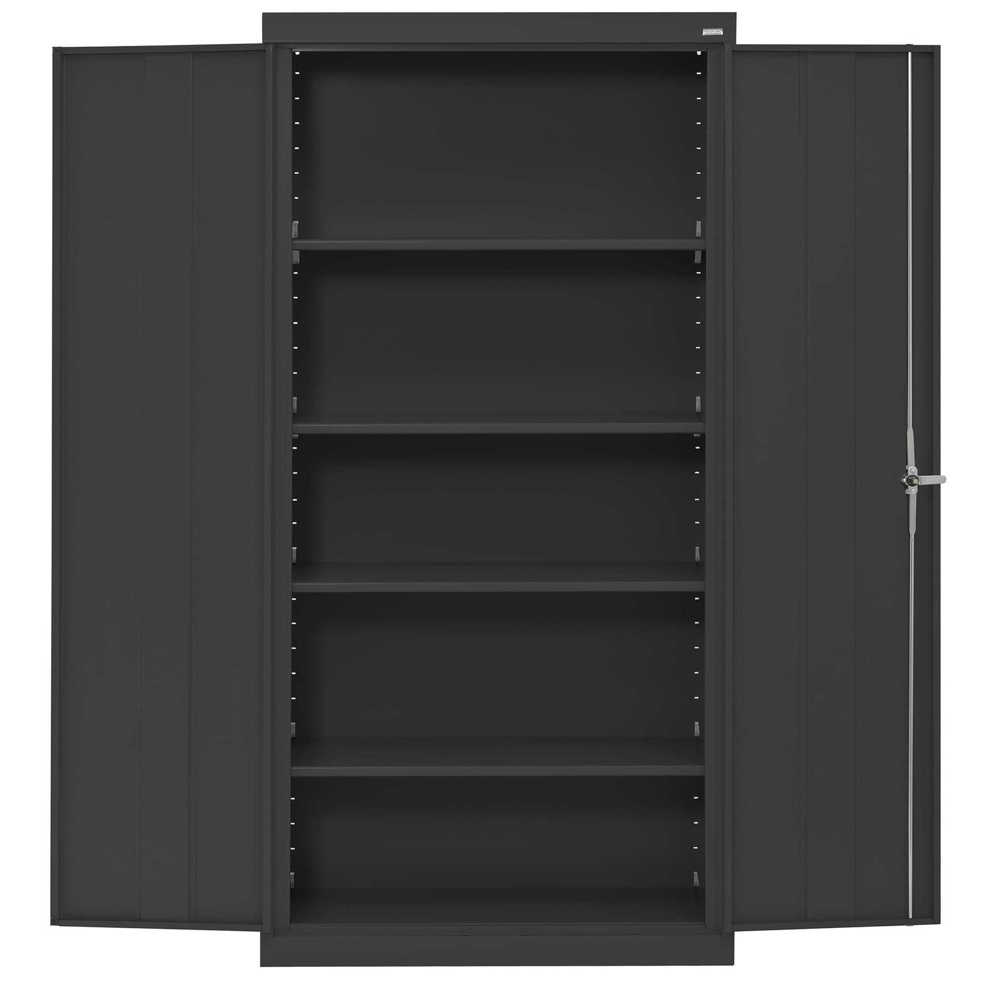 Gabinete metálico independiente para garaje en negro de 36 pulgadas de ancho x 72 pulgadas de alto x 24 pulgadas de profundidad Sandusky CA41362472-09