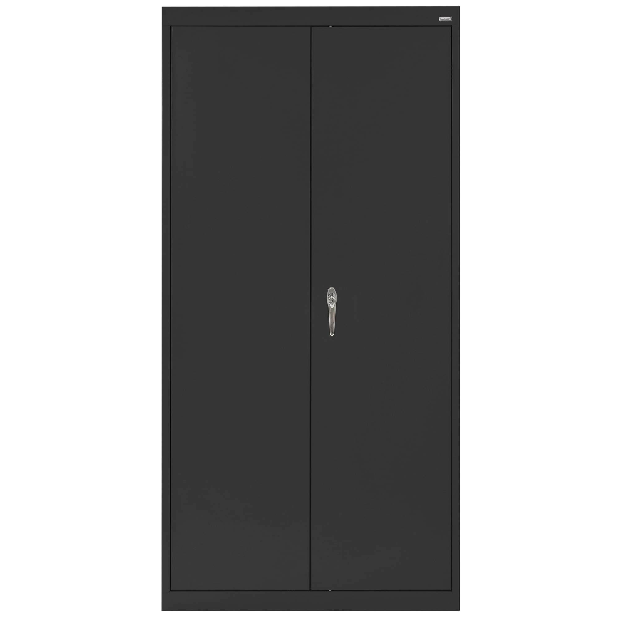 Gabinete metálico independiente para garaje en negro de 36 pulgadas de ancho x 72 pulgadas de alto x 24 pulgadas de profundidad Sandusky CA41362472-09