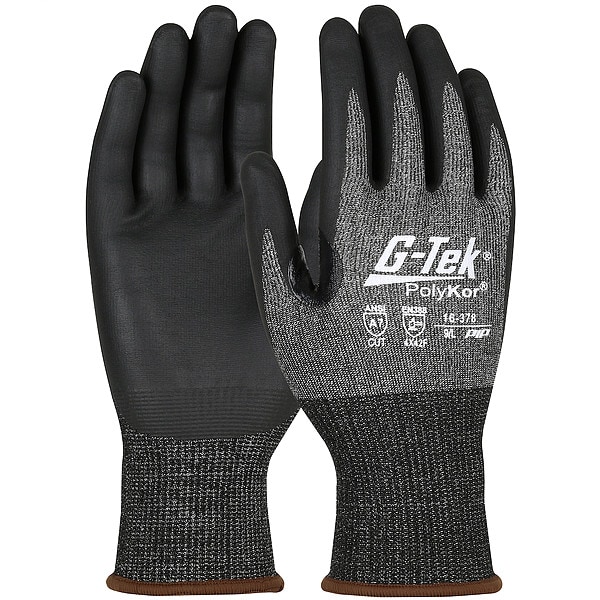 Guante resistente al corte G-Tek Polykor, Nivel de corte A7, 18 ga - 16-378/L