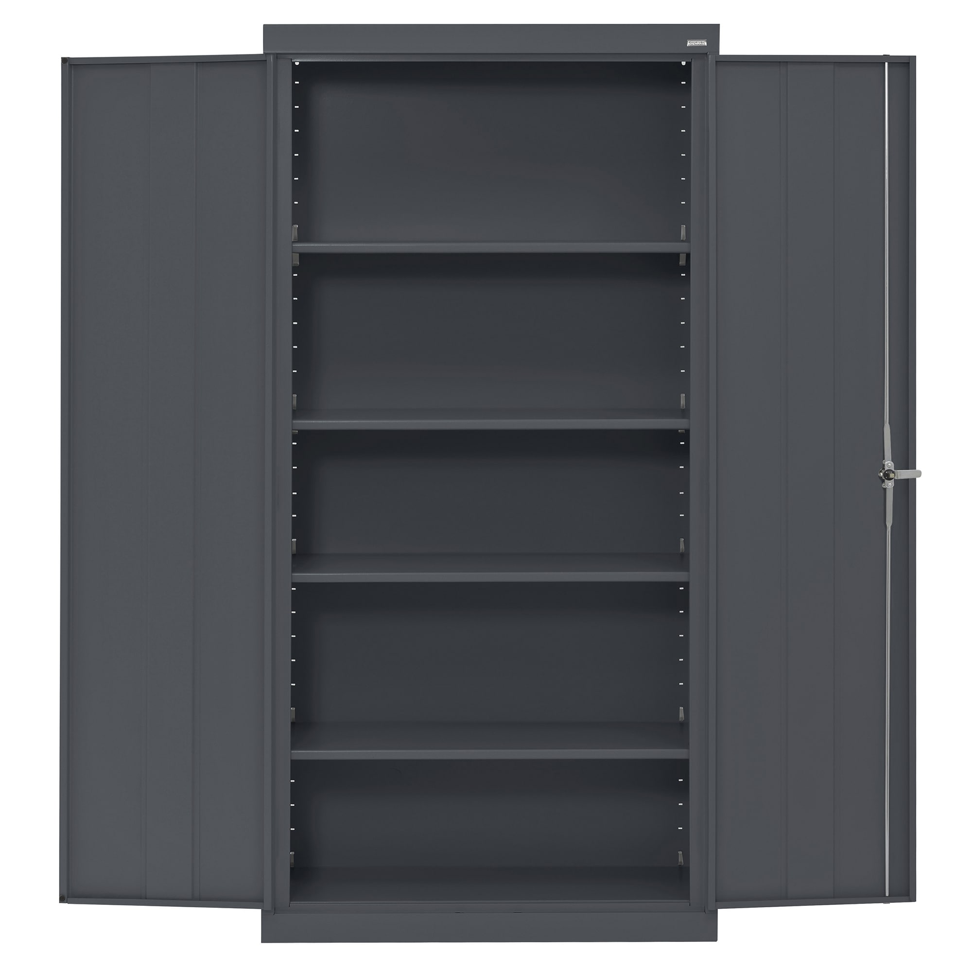 Gabinete de garaje de acero independiente en gris de 36 pulgadas de ancho x 72 pulgadas de alto x 24 pulgadas de profundidad Sandusky CA41362472-02