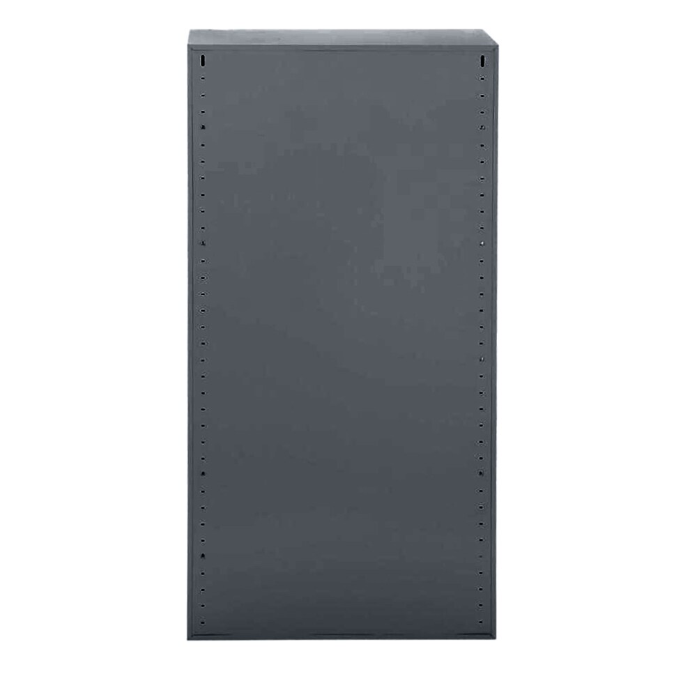 Gabinete de garaje de acero independiente en gris de 36 pulgadas de ancho x 72 pulgadas de alto x 24 pulgadas de profundidad Sandusky CA41362472-02
