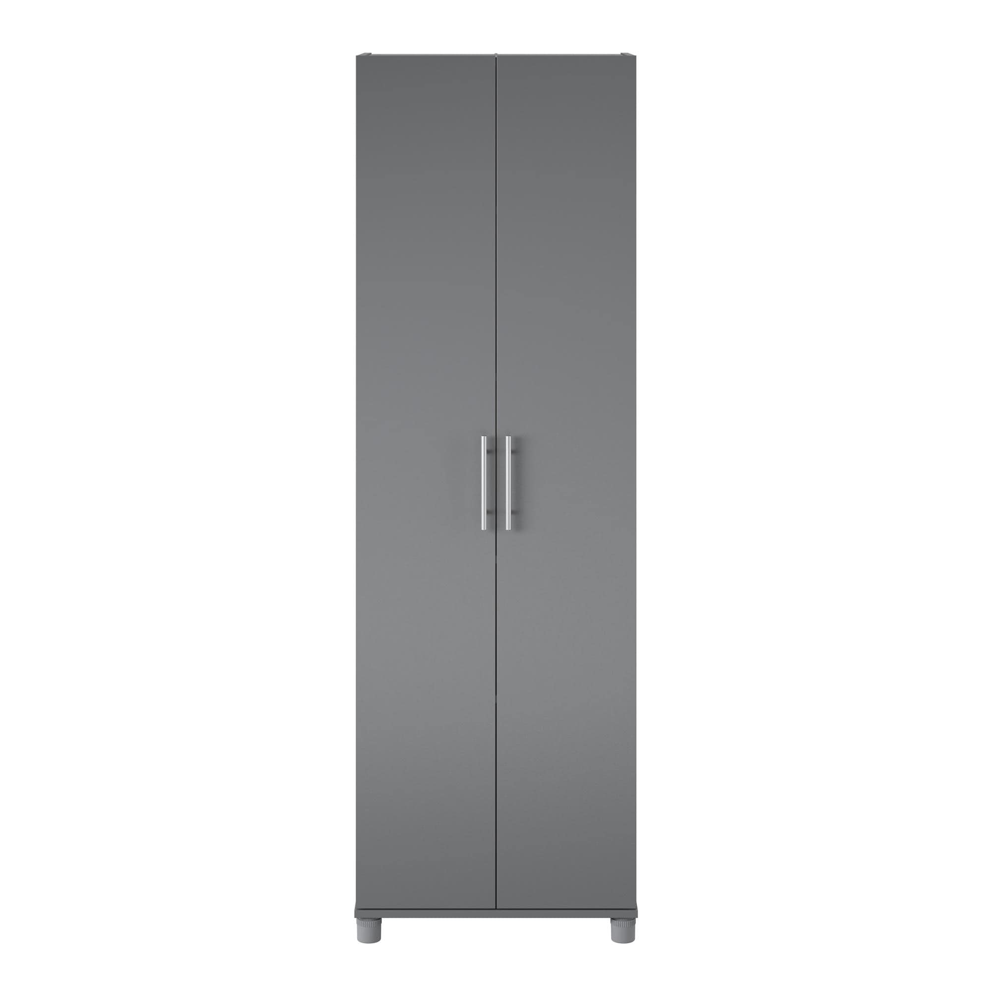 Gabinete de almacenamiento de utilidad independiente de compuesto de madera color gris grafito/gris grafito Ameriwood Home Camberly 23.7 pulgadas de ancho x 74.29 pulgadas de alto 2579408COM