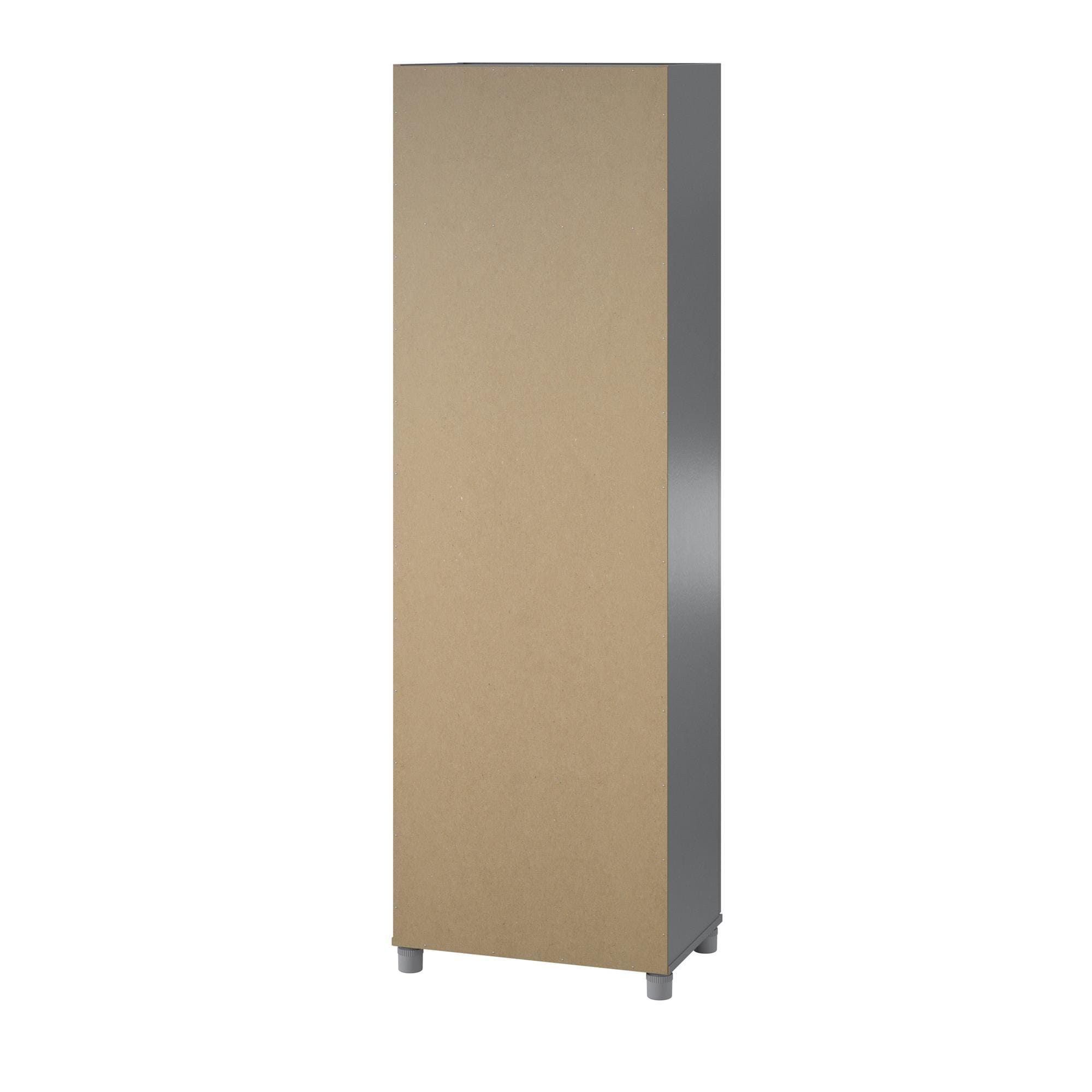Gabinete de almacenamiento de utilidad independiente de compuesto de madera color gris grafito/gris grafito Ameriwood Home Camberly 23.7 pulgadas de ancho x 74.29 pulgadas de alto 2579408COM