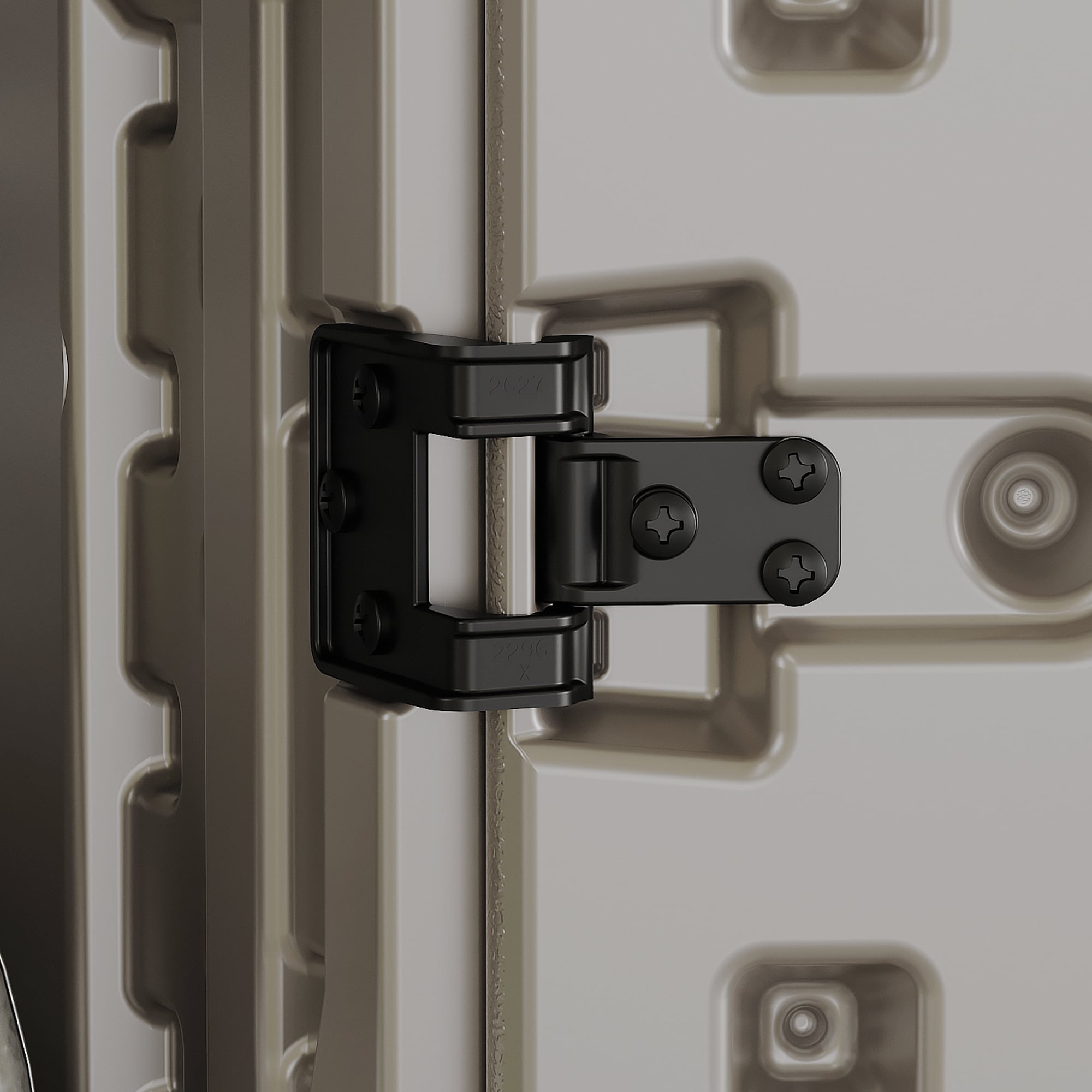 Gabinete de plástico independiente para garaje en gris de 40 pulgadas de ancho x 80.25 pulgadas de alto x 20.25 pulgadas de profundidad Suncast BMC8000D