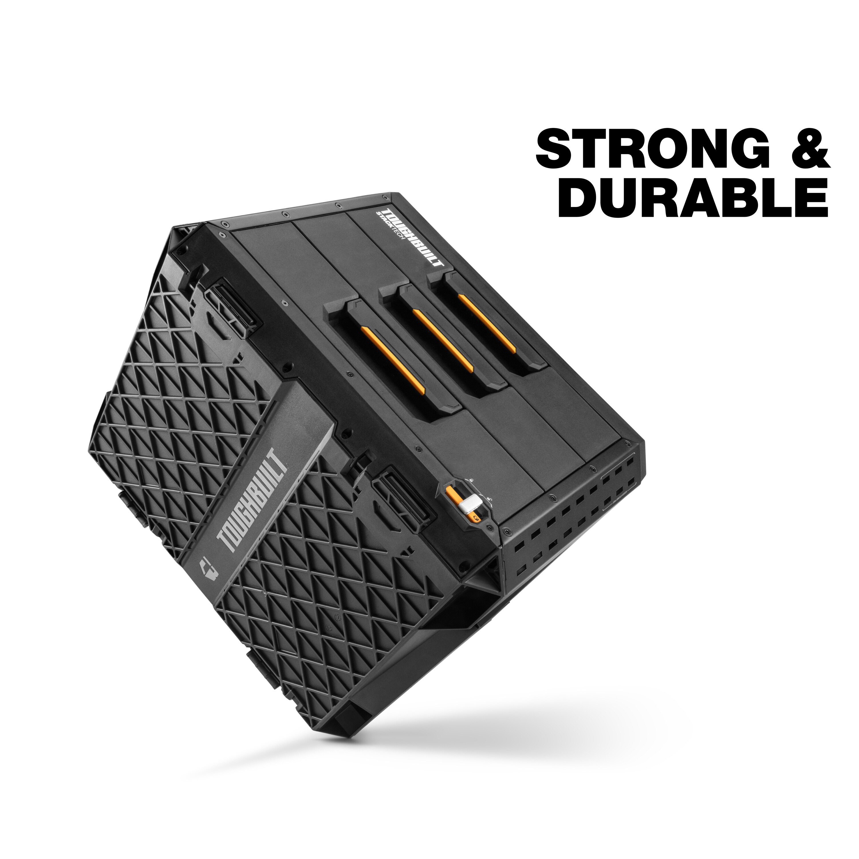 Caja de herramientas de plástico y metal con 3 cajones TOUGHBUILT STACKTECH XL 21 pulgadas de ancho x 15.6 pulgadas de alto x 16 pulgadas de profundidad TB-B1-D-70-3.