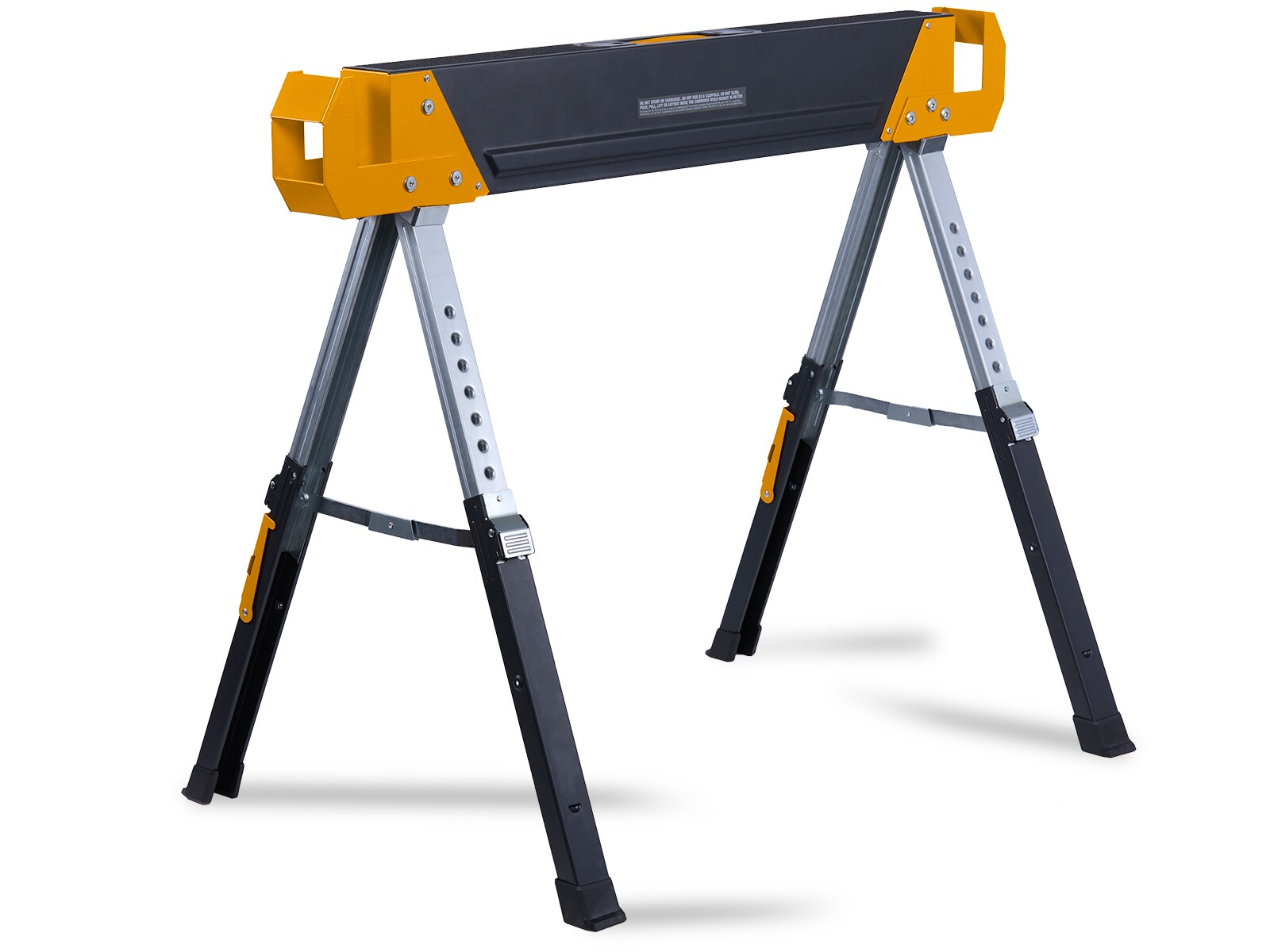 Caballo de Sierra de Acero Ajustable TOUGHBUILT SH60 de 40 pulgadas de ancho x 32 pulgadas de alto (Capacidad de 1300 lb) TBL-SH60