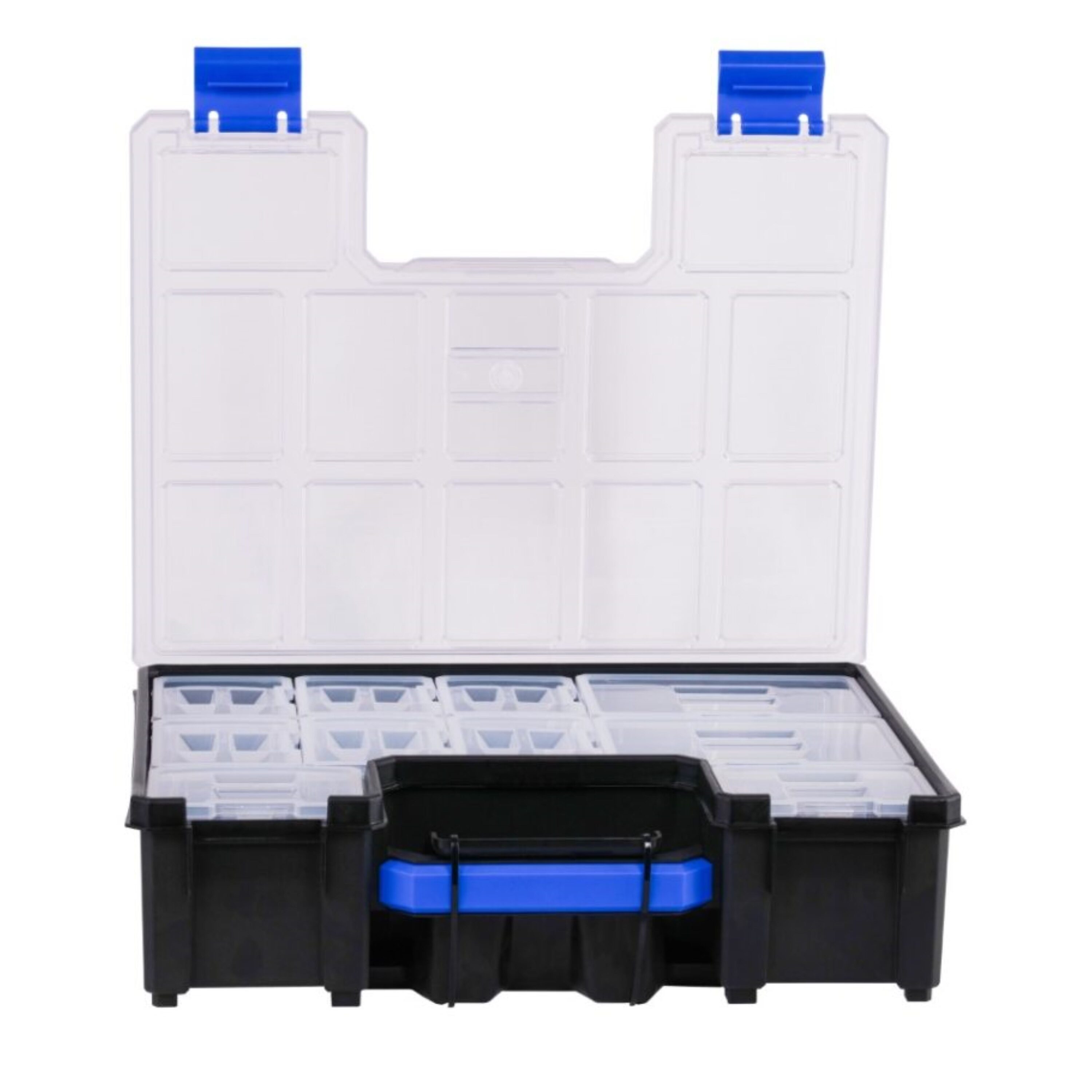 Organizador de plástico para pequeñas piezas Kobalt de 10 compartimentos KWDC100