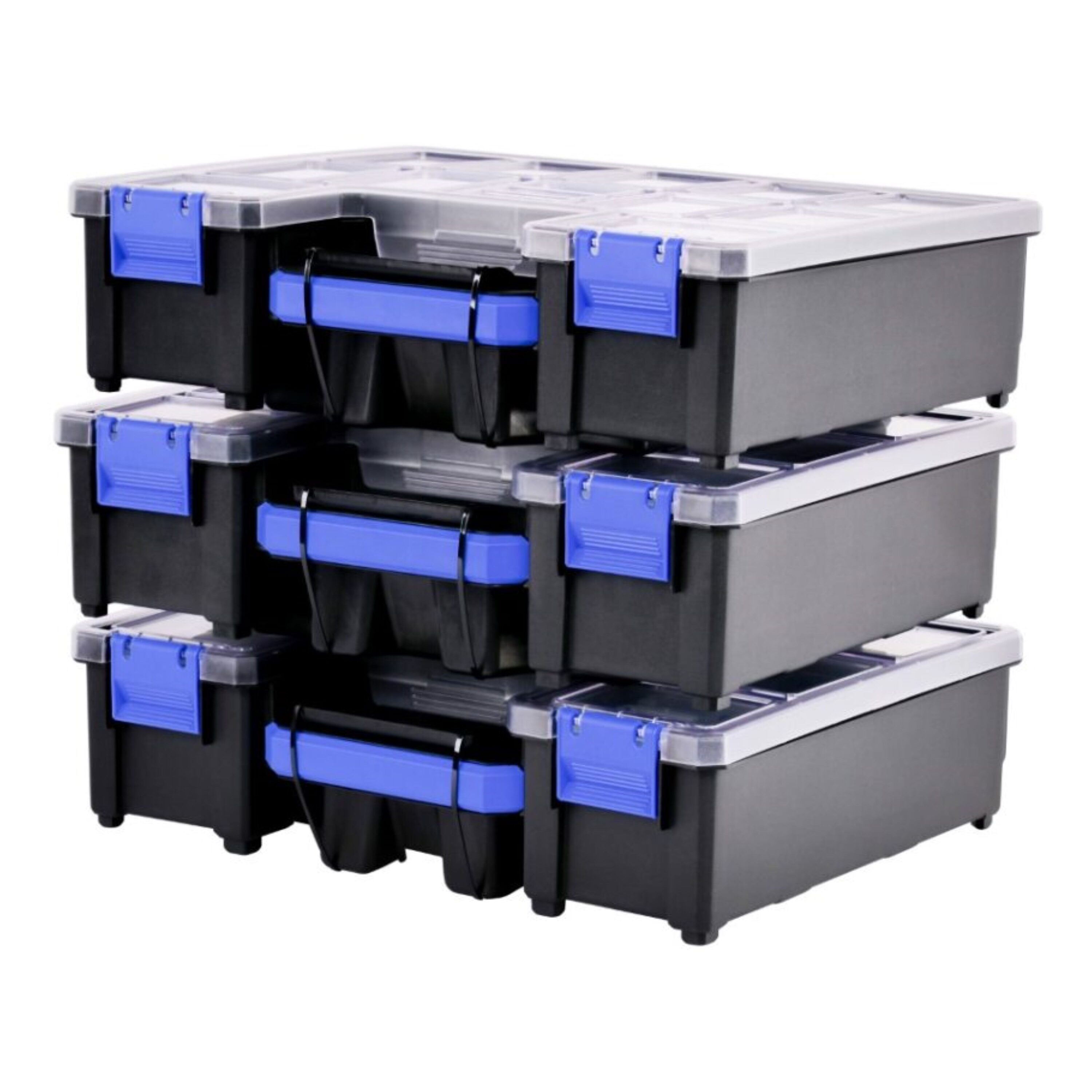 Organizador de plástico para pequeñas piezas Kobalt de 10 compartimentos KWDC100