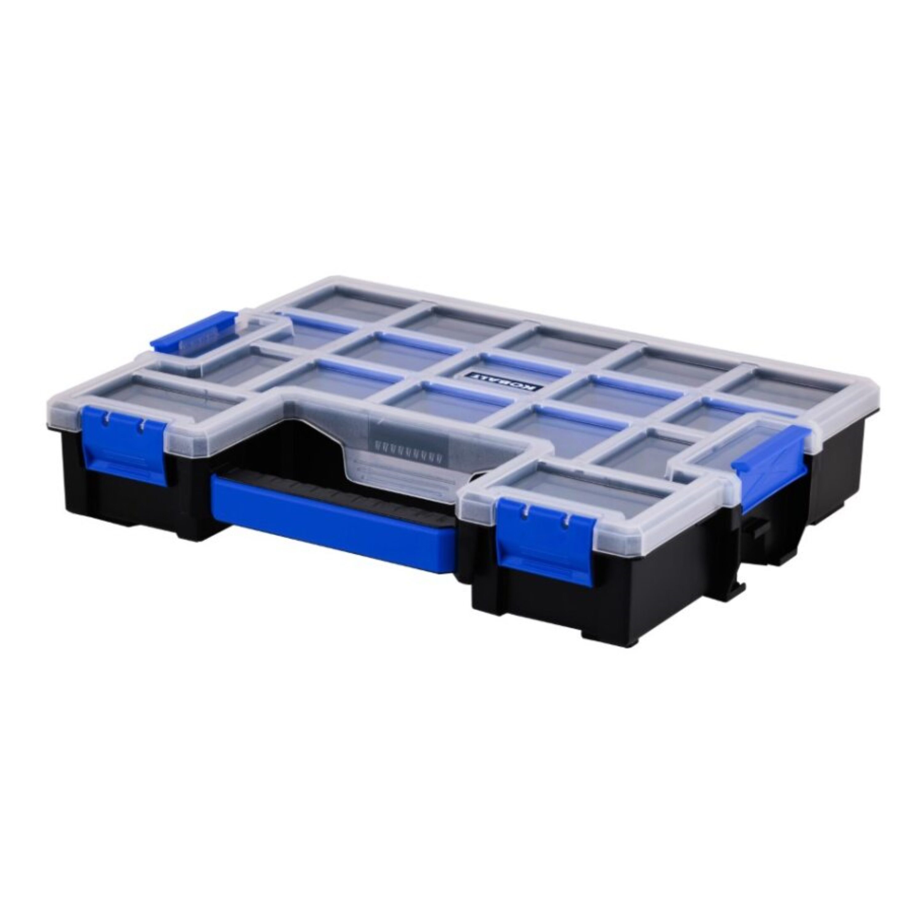 Organizador de plástico grande para piezas pequeñas con 15 compartimentos Kobalt KUDC104
