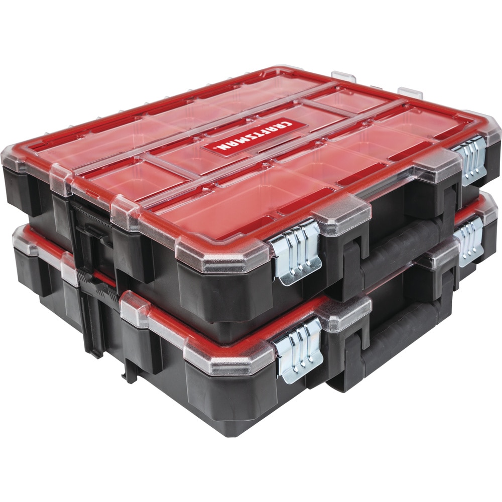 Organizadores Profesionales CRAFTSMAN 12 Compartimentos Plástico para Piezas Pequeñas CMST14520