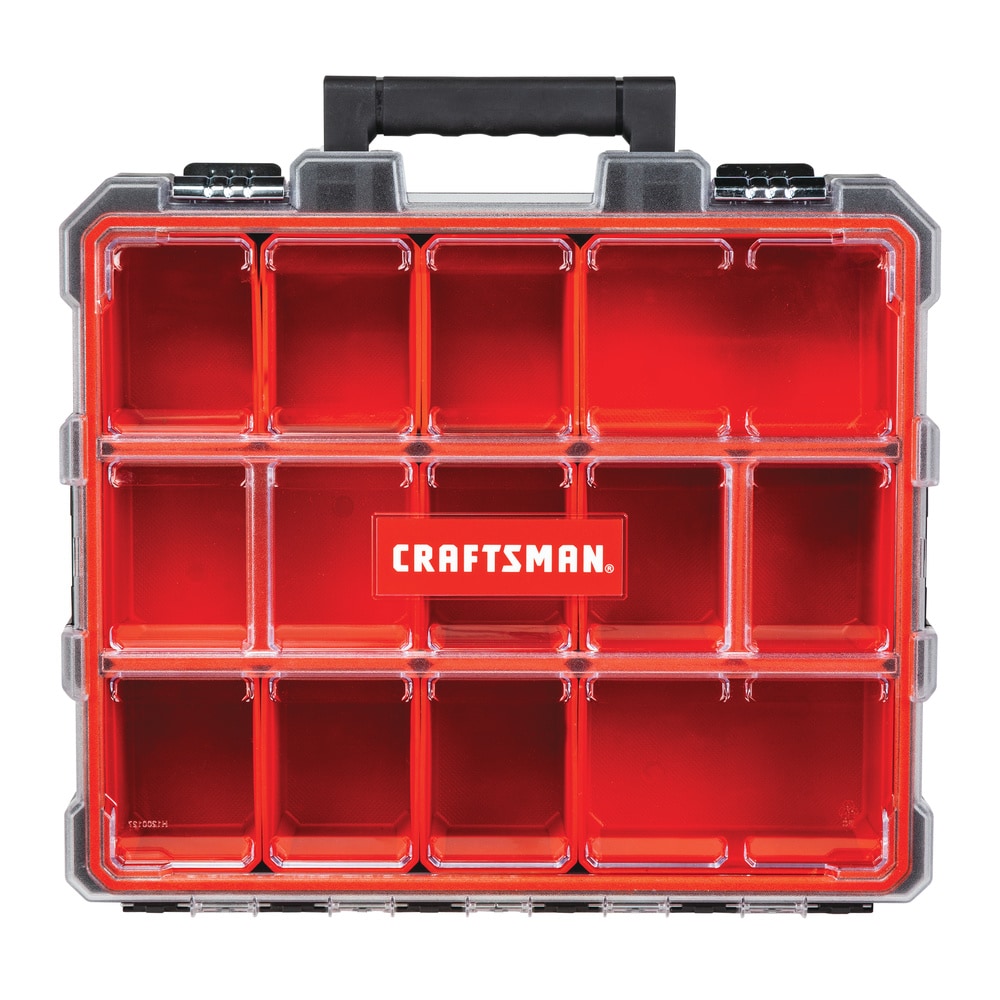 Organizadores Profesionales CRAFTSMAN 12 Compartimentos Plástico para Piezas Pequeñas CMST14520