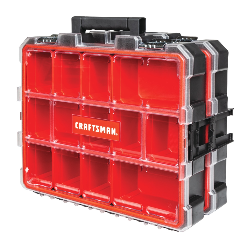 Organizadores Profesionales CRAFTSMAN 12 Compartimentos Plástico para Piezas Pequeñas CMST14520