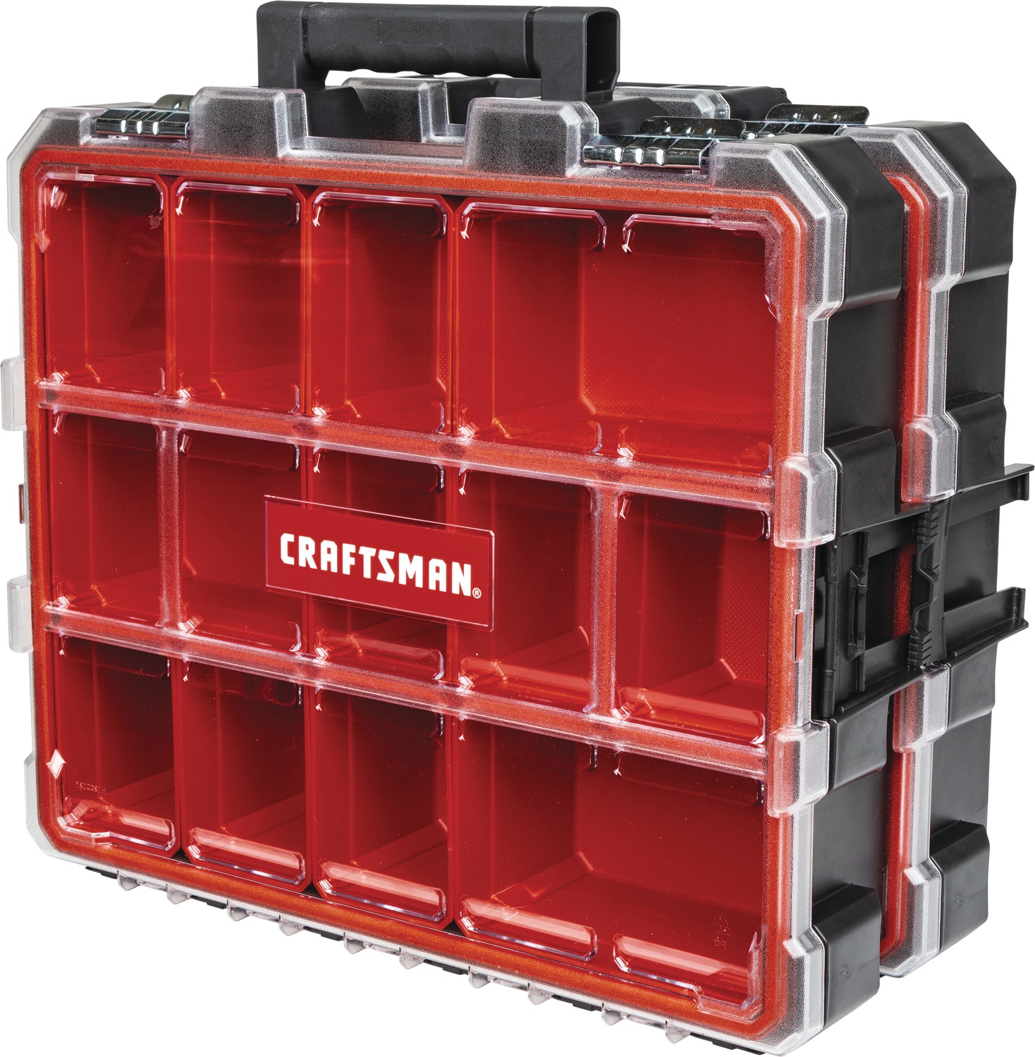 Organizadores Profesionales CRAFTSMAN 12 Compartimentos Plástico para Piezas Pequeñas CMST14520