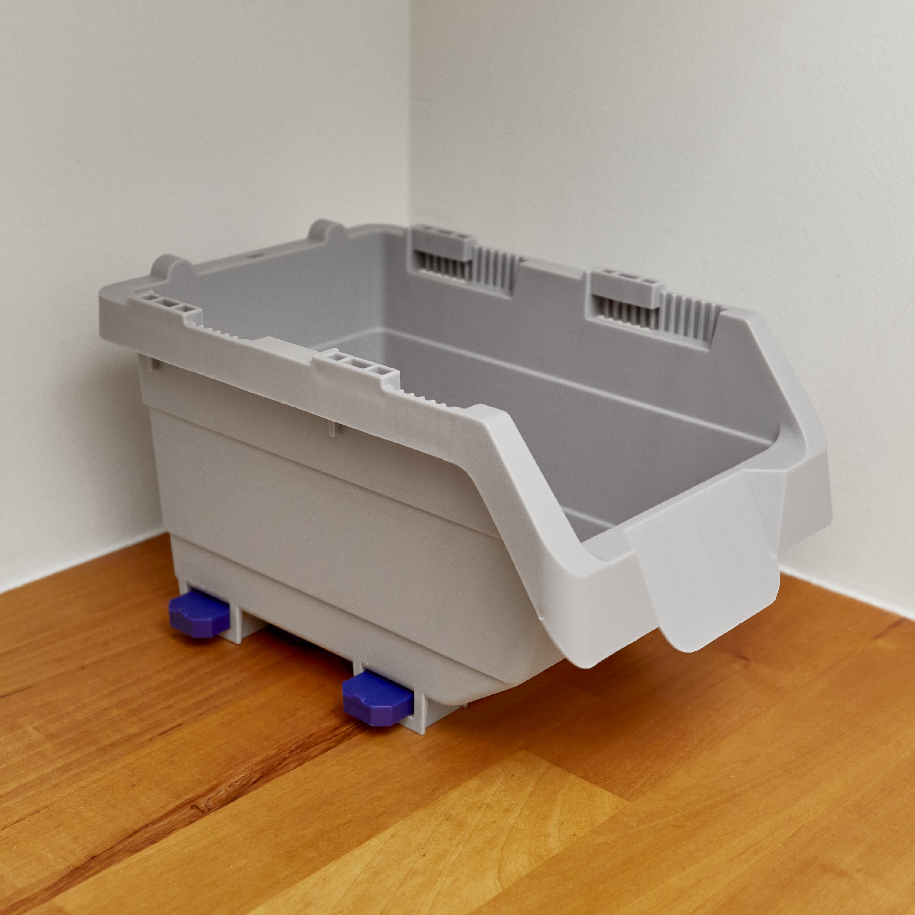 Organizador de piezas pequeñas de plástico de 1 compartimiento Project Source Click Bins 9002LW