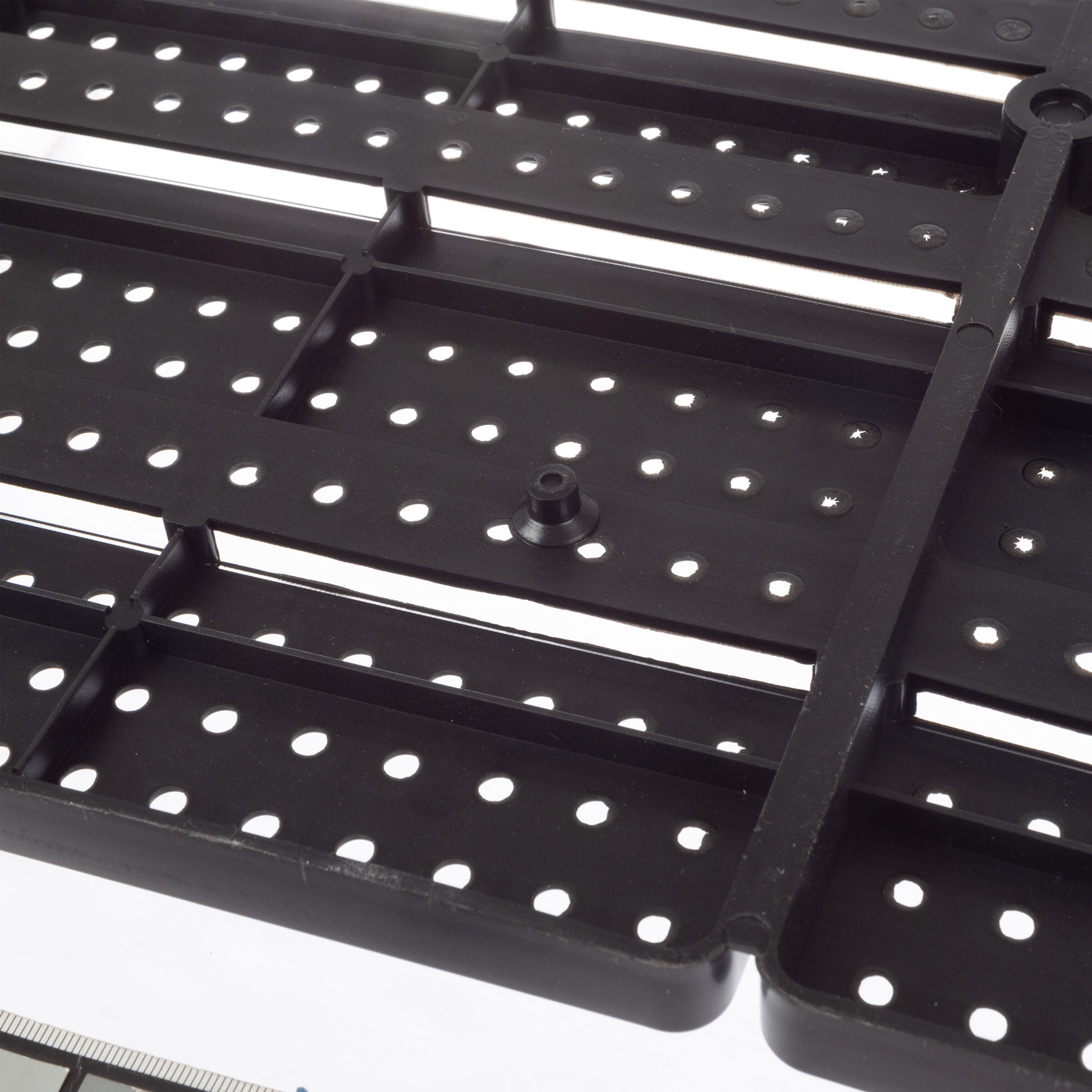 Organizador de pequeñas piezas de plástico grande de 30 compartimentos Fleming Supply 312675URX