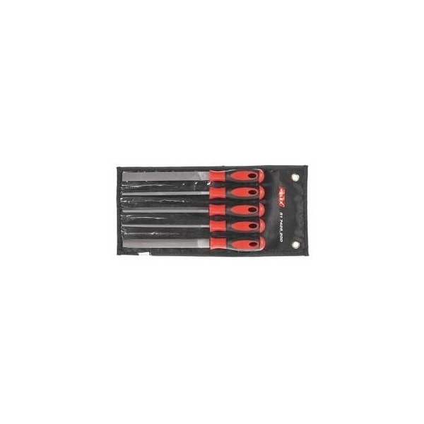 Holex 5 Pc File Set in Tool Roll, Cut 3, 200 mm - 517426 200