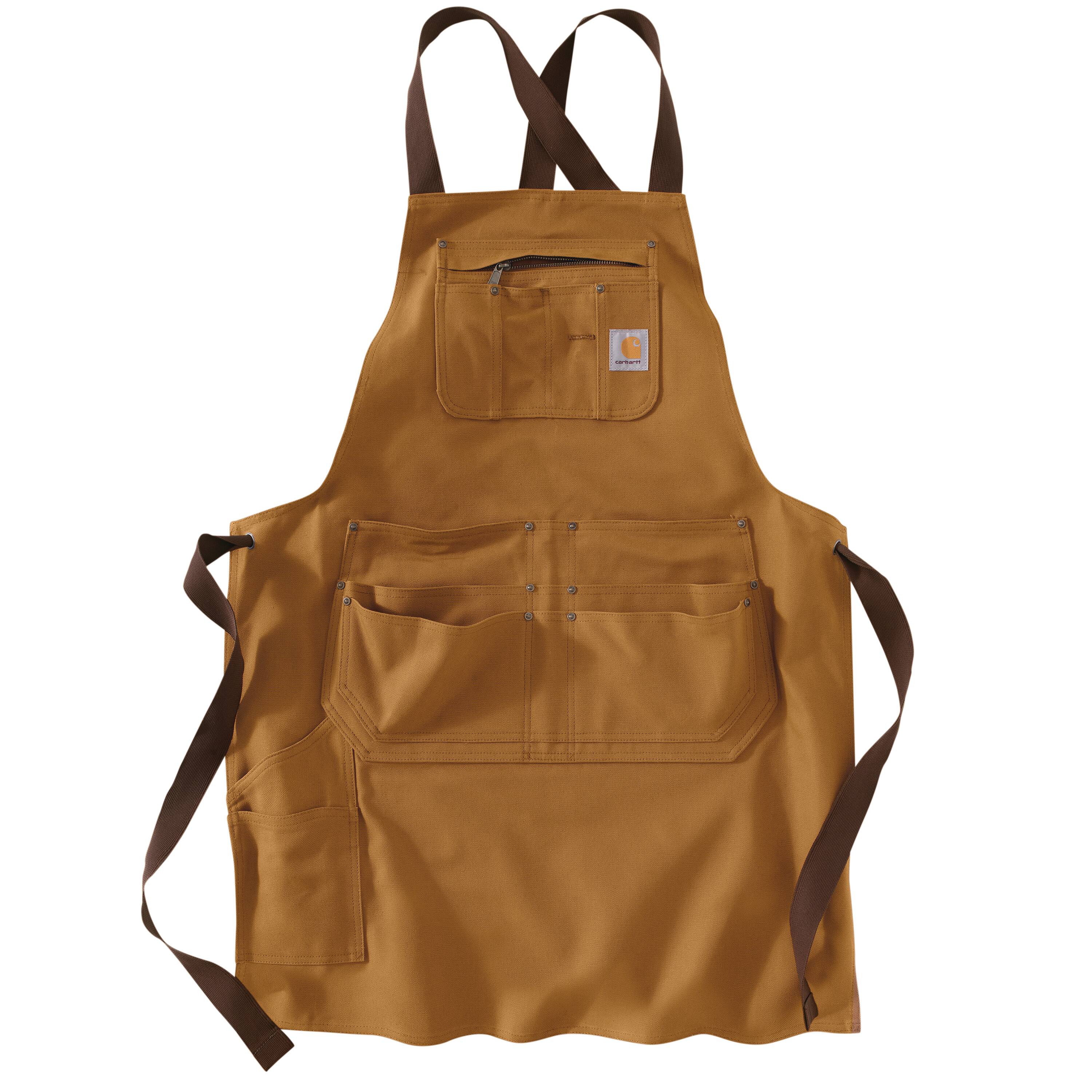 Delantal completo Carhartt de color marrón 106667-211OS