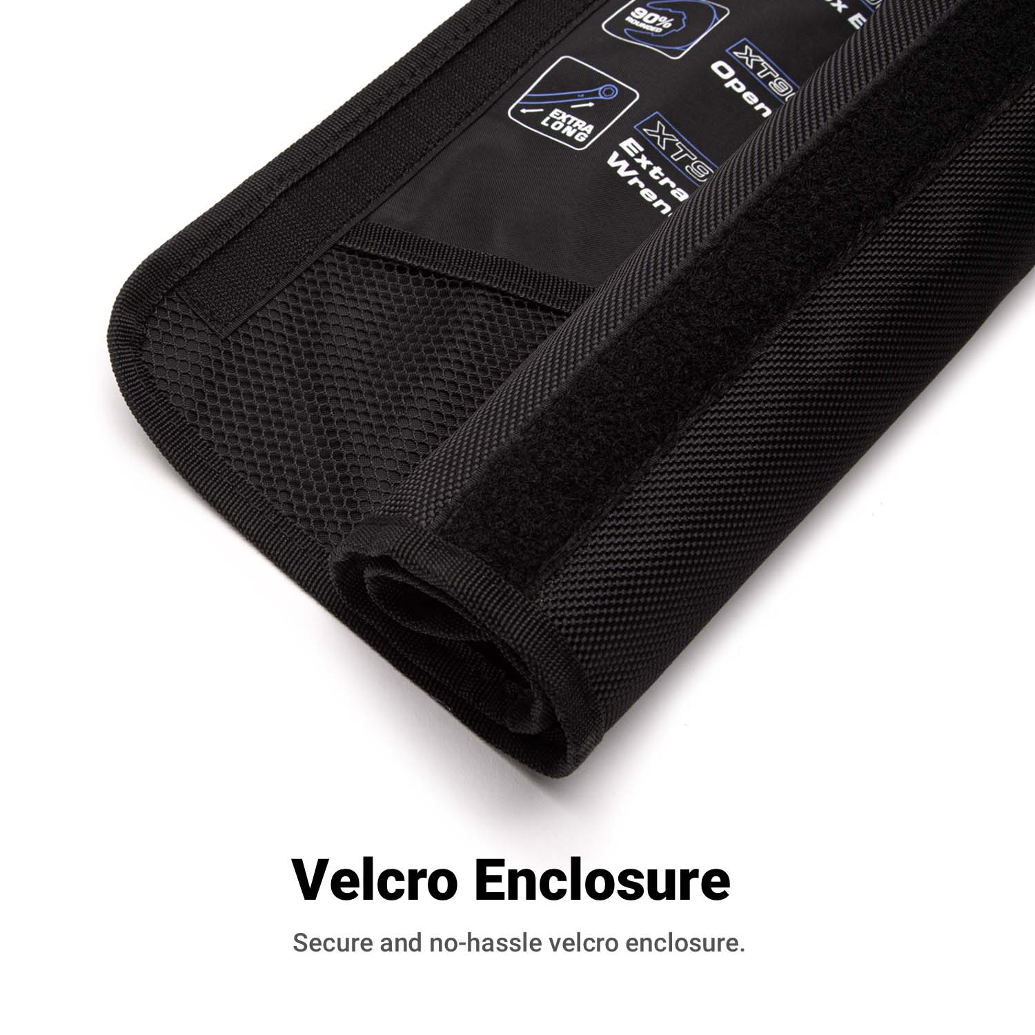 Bolsa para herramientas Capri Tools extra larga para construcción general con lona para enrollar llaves CP11750-8S-POUCH