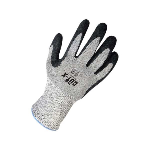 Guantes recubiertos resistentes al corte Bdg, Nivel de corte A3, Negro/Gris, XL (10) - 99-1-9701-10