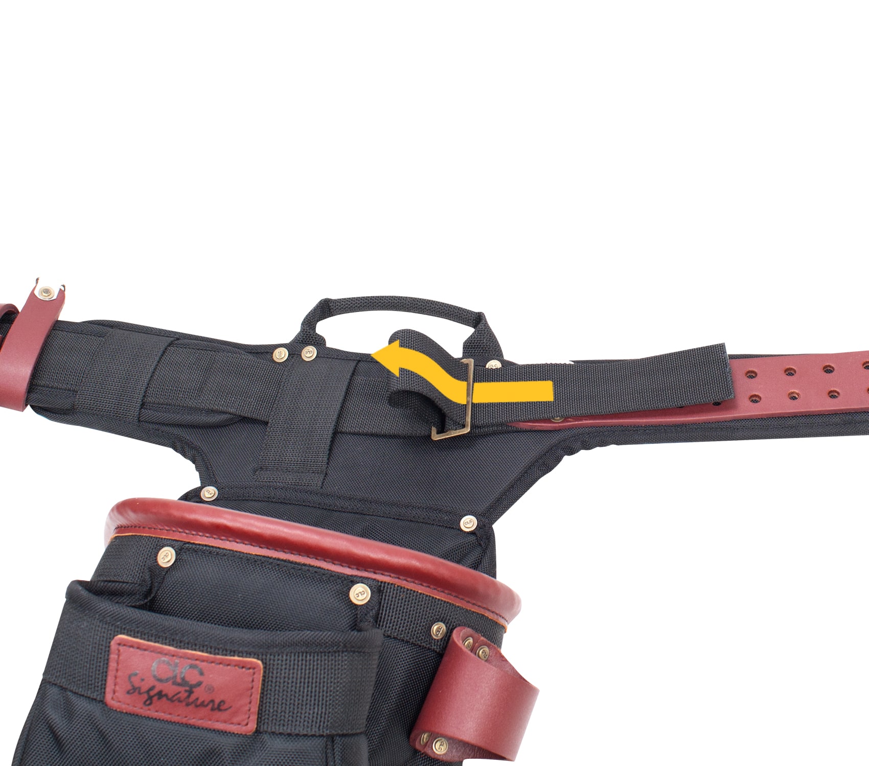 Delantal de herramientas de nylon balístico Custom LeatherCraft Signature Elite Framer 54560