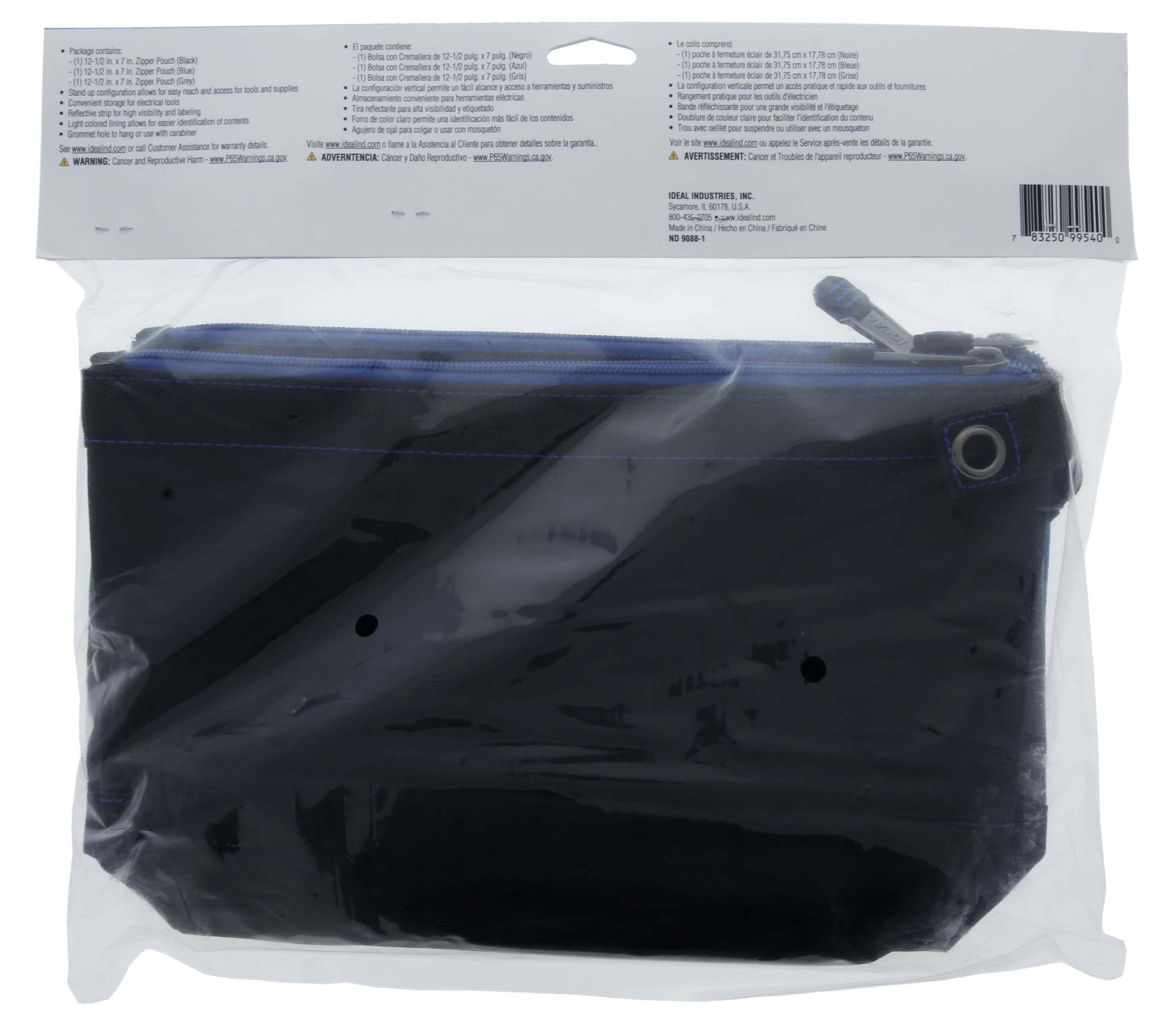 Funda de herramientas para electricista de nylon balístico IDEAL Pro Series 37-057