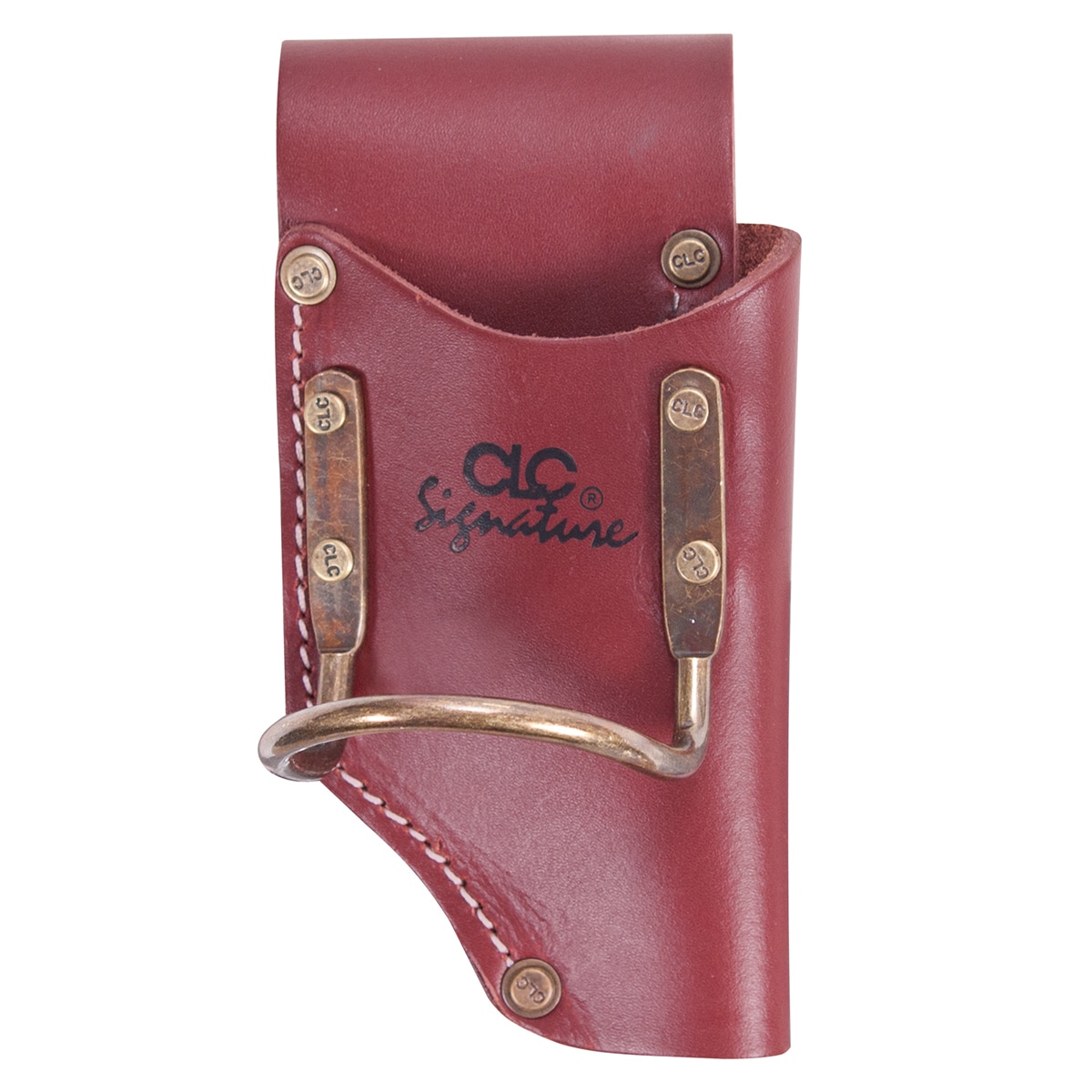 Porta martillo de bucle de cinturón de cuero de firma Elite de Custom LeatherCraft 21443