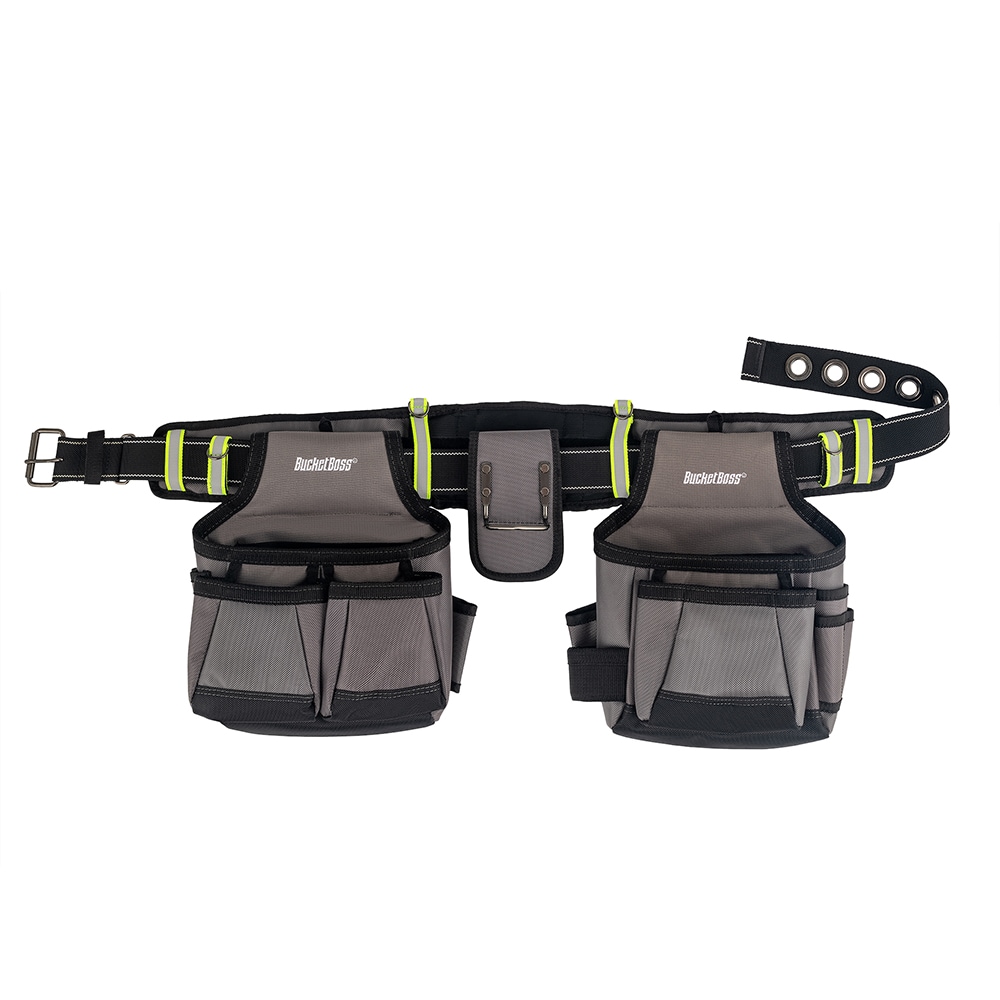 Cinturón de herramientas de poliéster de alta visibilidad Bucket Boss para construcción general 55105-HV