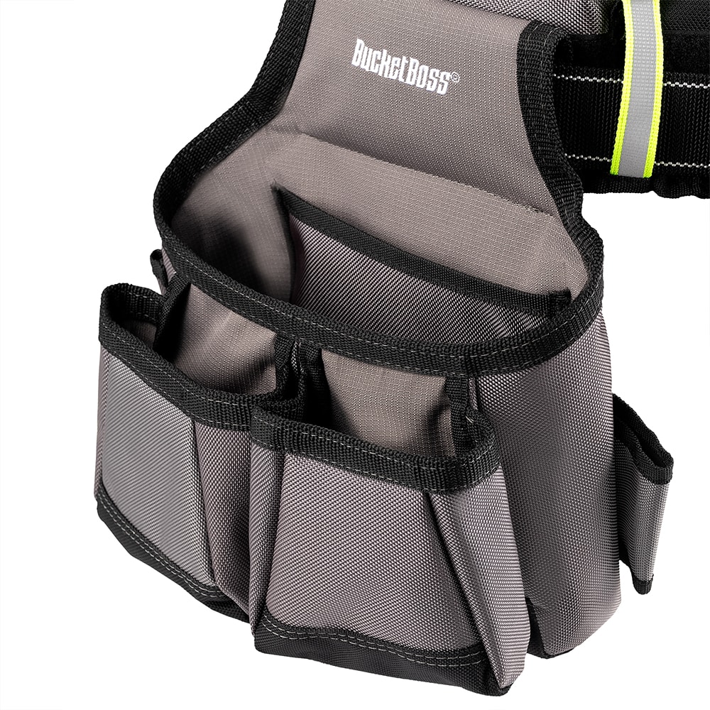 Cinturón de herramientas de poliéster de alta visibilidad Bucket Boss para construcción general 55105-HV