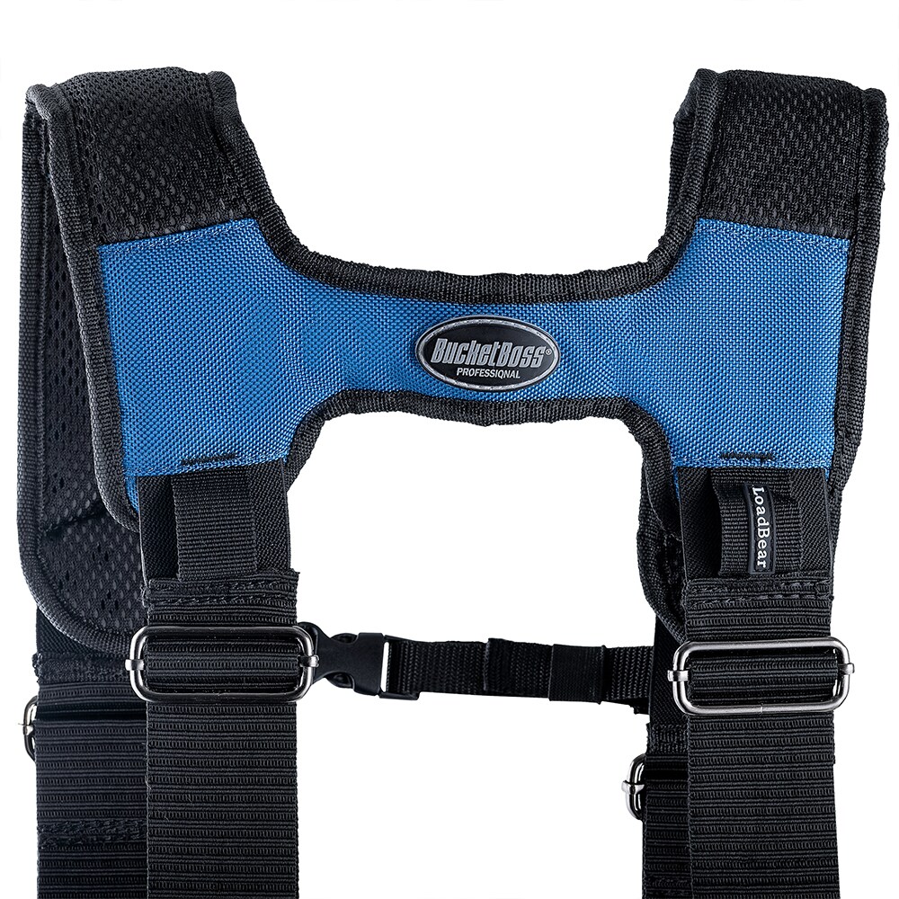 Faja de herramientas Bucket Boss 3-BAG Royal Blue Framer de suspensión de poliéster 55185-RB