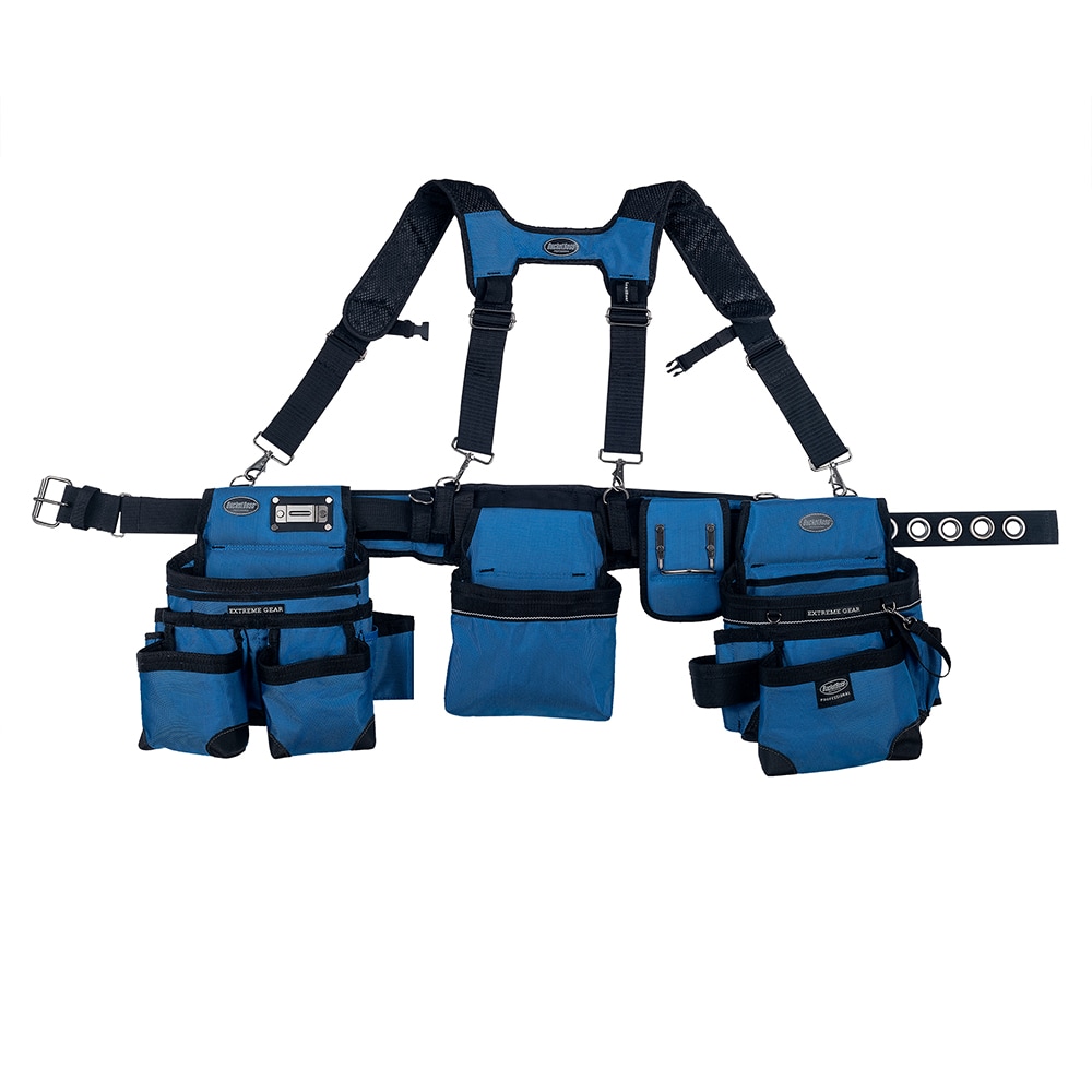 Faja de herramientas Bucket Boss 3-BAG Royal Blue Framer de suspensión de poliéster 55185-RB
