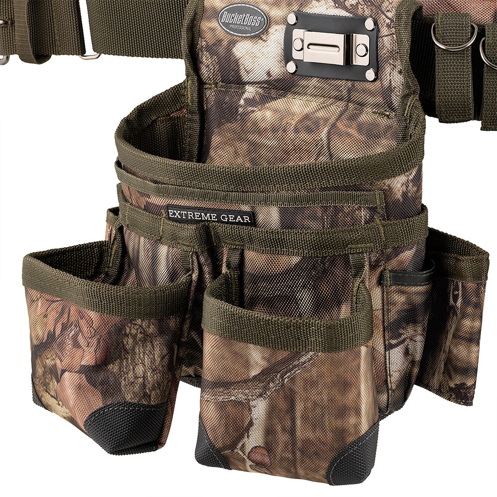 Balde Boss 3-BOLSA Mossy Oak Framer Poliéster Suspension tool rig 55185-MOSC