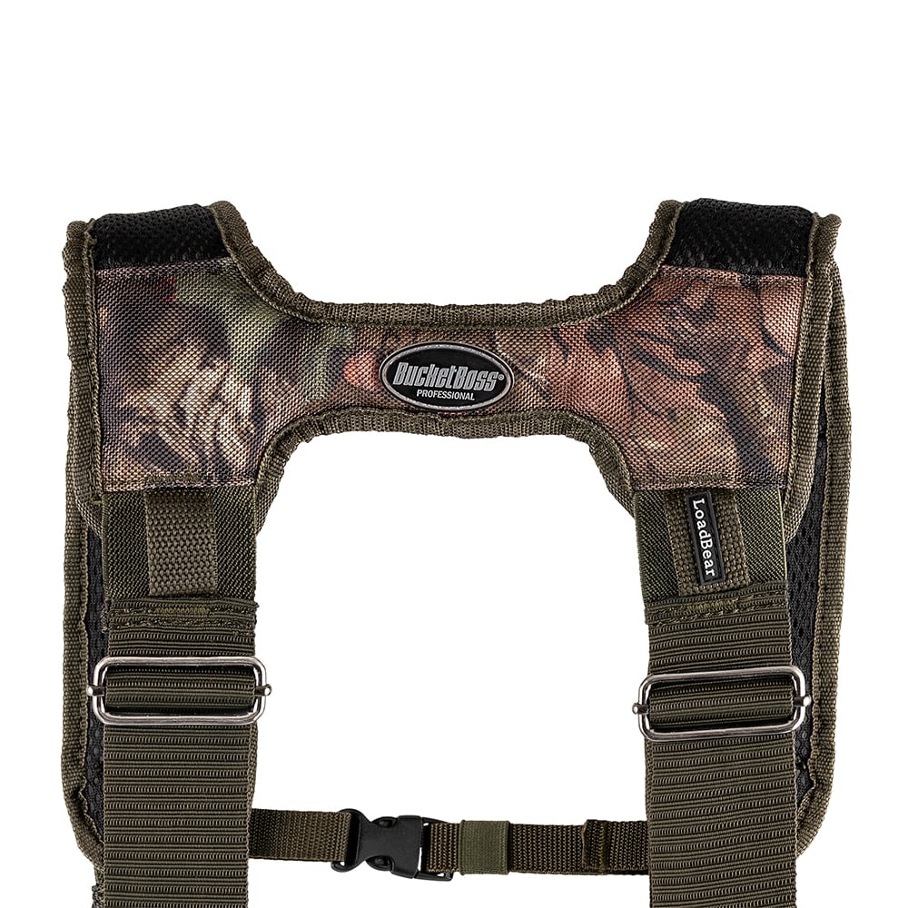 Balde Boss 3-BOLSA Mossy Oak Framer Poliéster Suspension tool rig 55185-MOSC