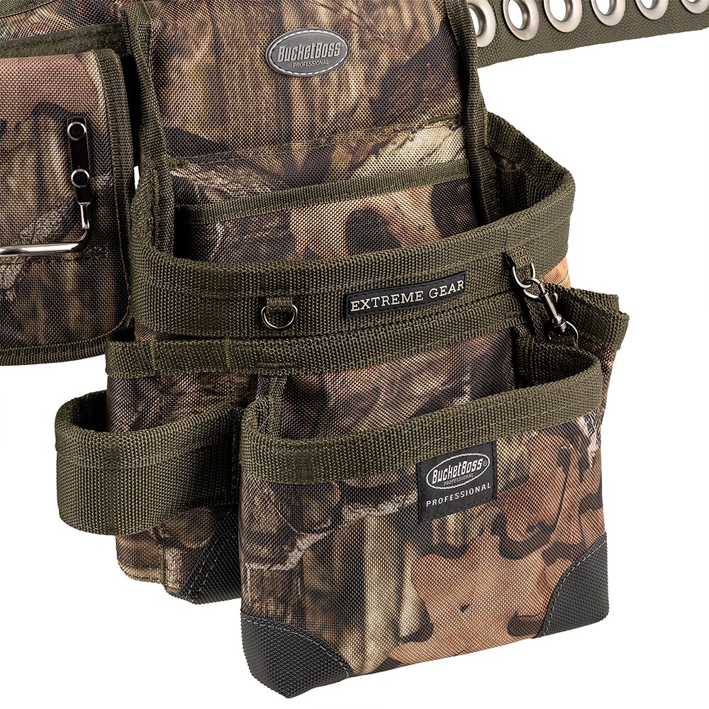 Balde Boss 3-BOLSA Mossy Oak Framer Poliéster Suspension tool rig 55185-MOSC