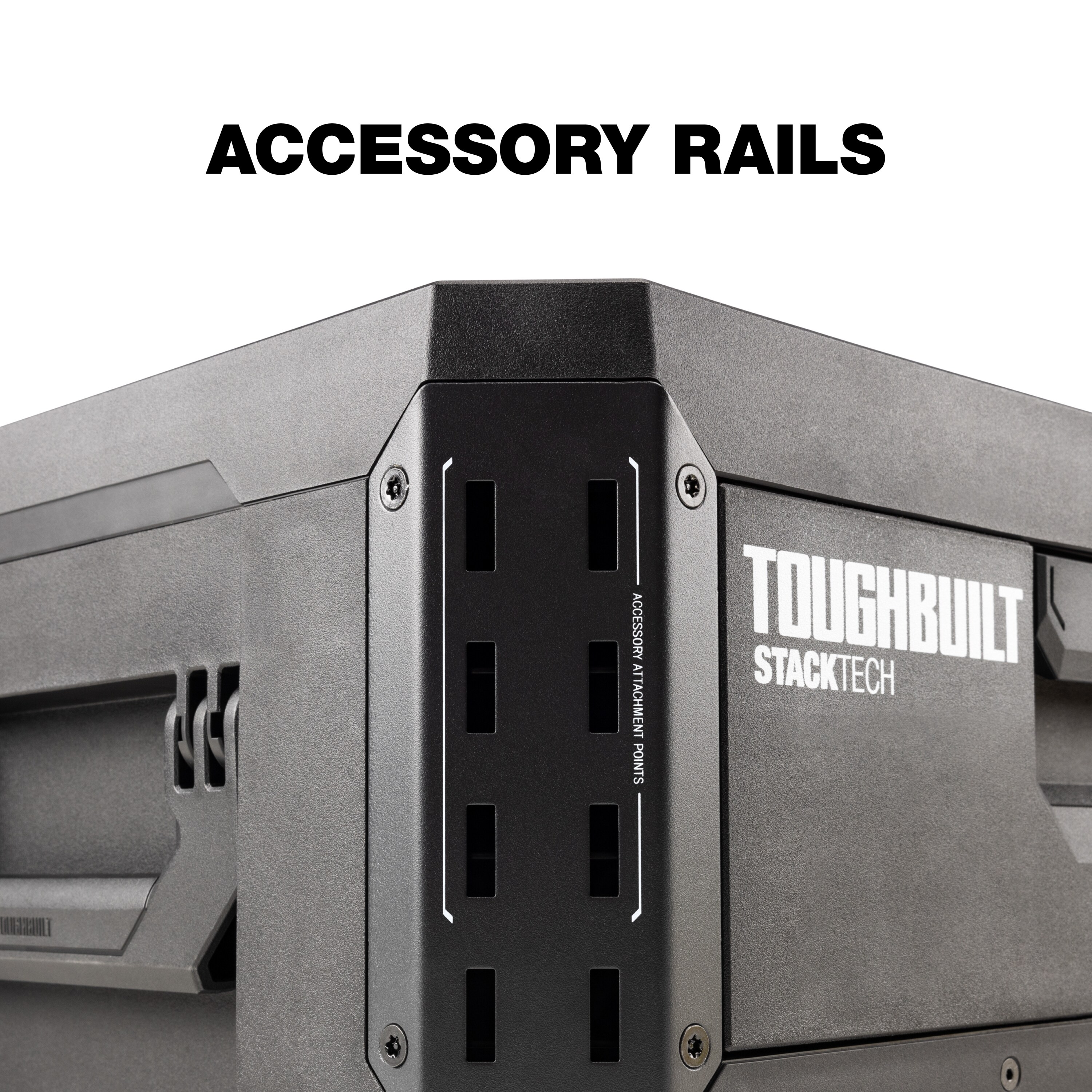 Caja de herramientas de plástico/metal TOUGHBUILT STACKTECH de 21 pulgadas de ancho x 8.8 pulgadas de alto x 16 pulgadas de profundidad TB-B1-D-30-1