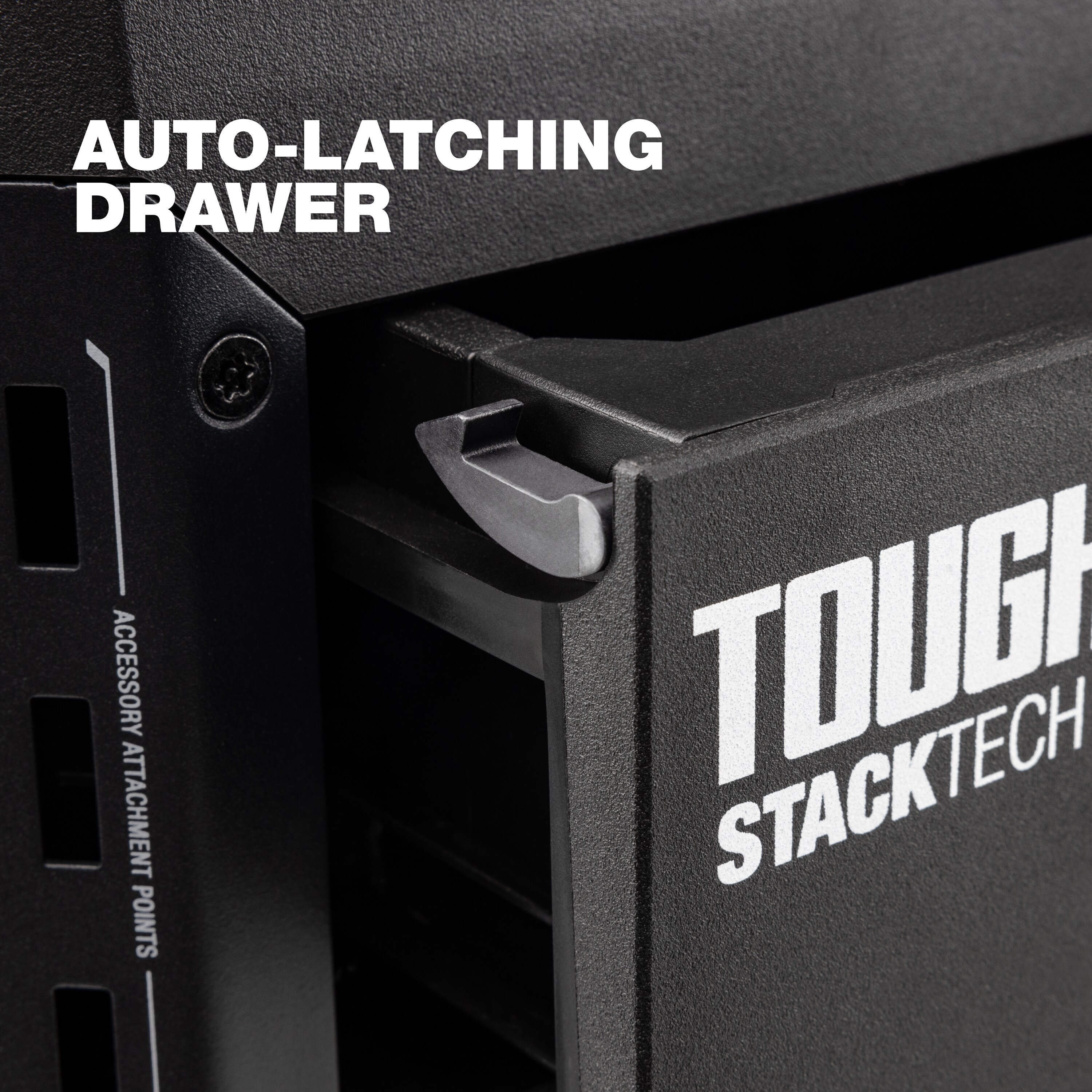 Caja de herramientas de plástico/metal TOUGHBUILT STACKTECH de 21 pulgadas de ancho x 8.8 pulgadas de alto x 16 pulgadas de profundidad TB-B1-D-30-1